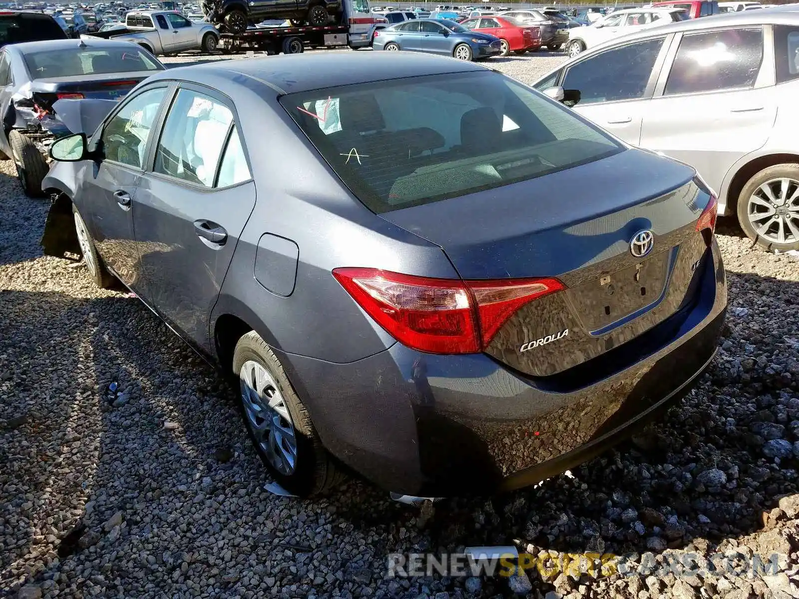 3 Photograph of a damaged car 5YFBURHE5KP896399 TOYOTA COROLLA 2019