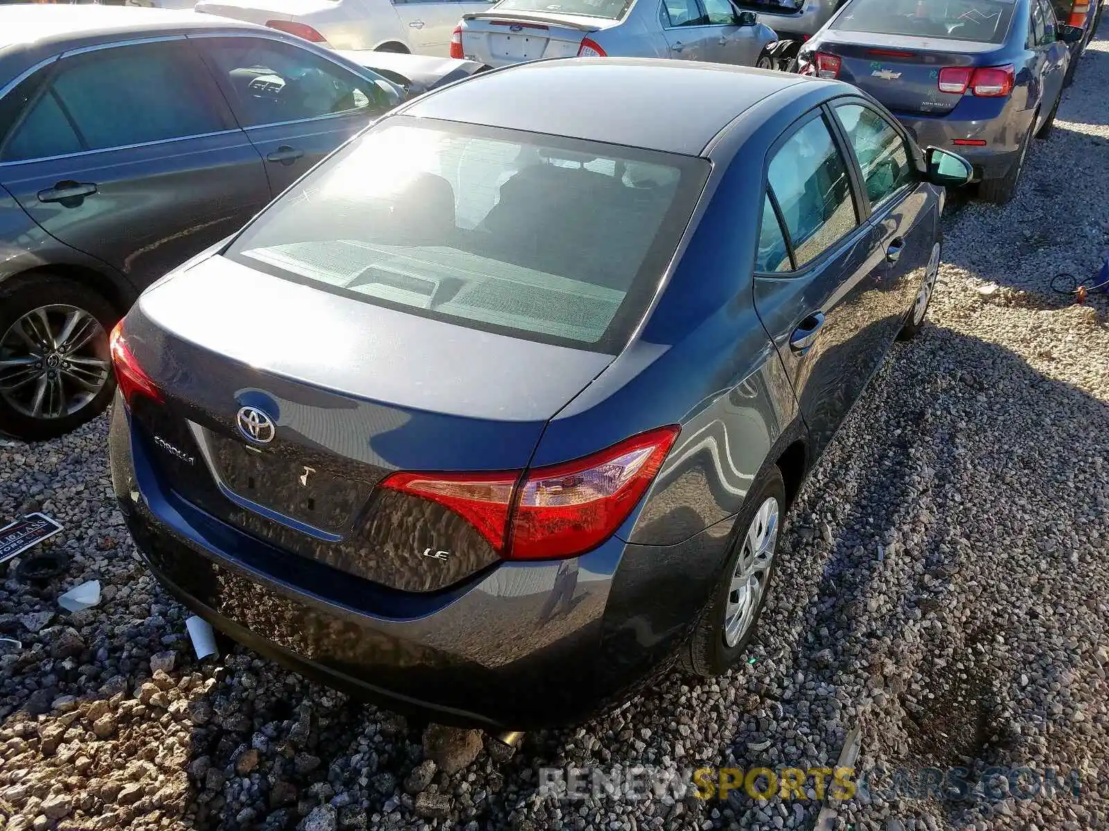 4 Photograph of a damaged car 5YFBURHE5KP896399 TOYOTA COROLLA 2019