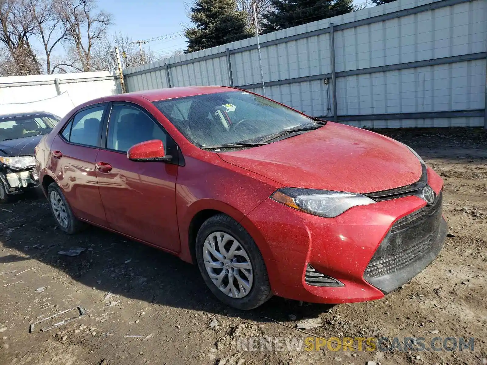 1 Photograph of a damaged car 5YFBURHE5KP896905 TOYOTA COROLLA 2019