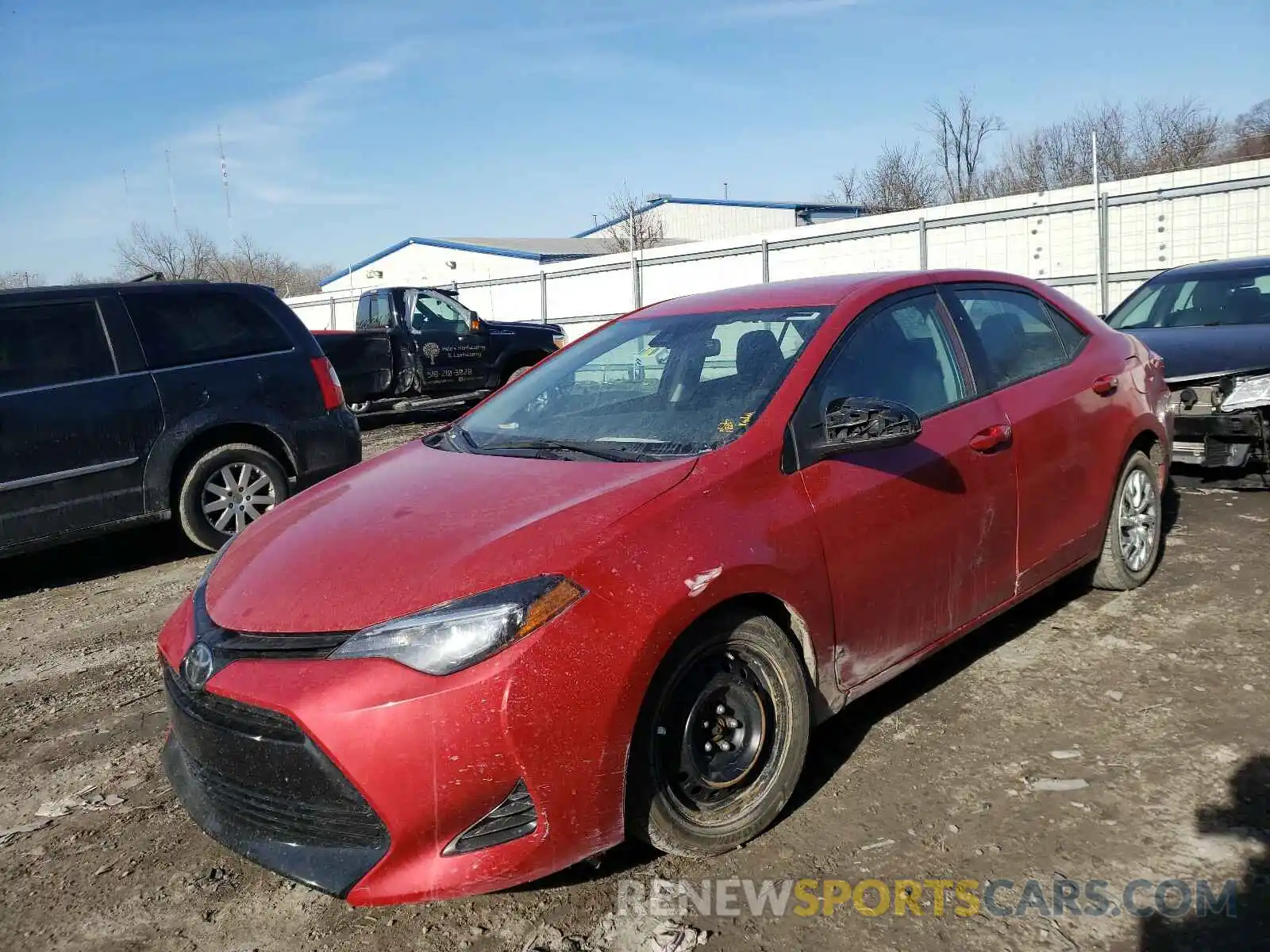 2 Photograph of a damaged car 5YFBURHE5KP896905 TOYOTA COROLLA 2019