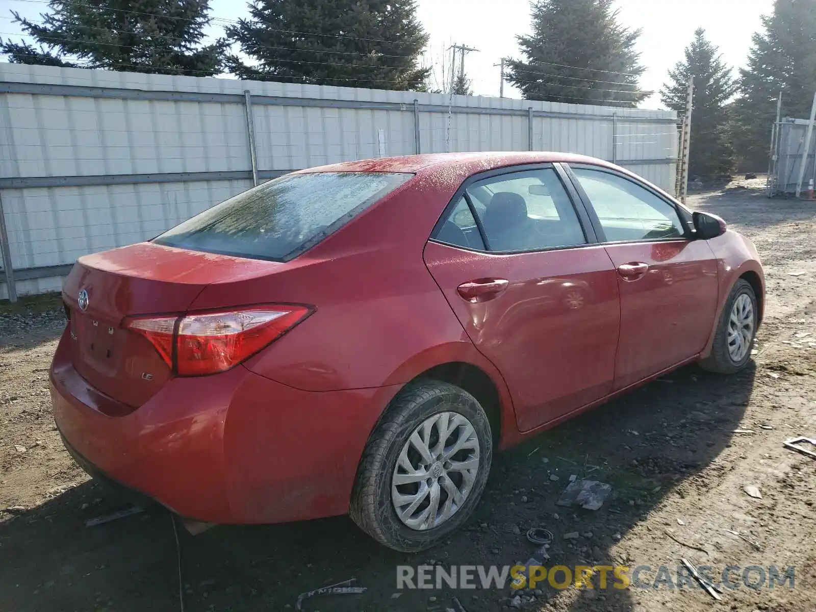 4 Photograph of a damaged car 5YFBURHE5KP896905 TOYOTA COROLLA 2019