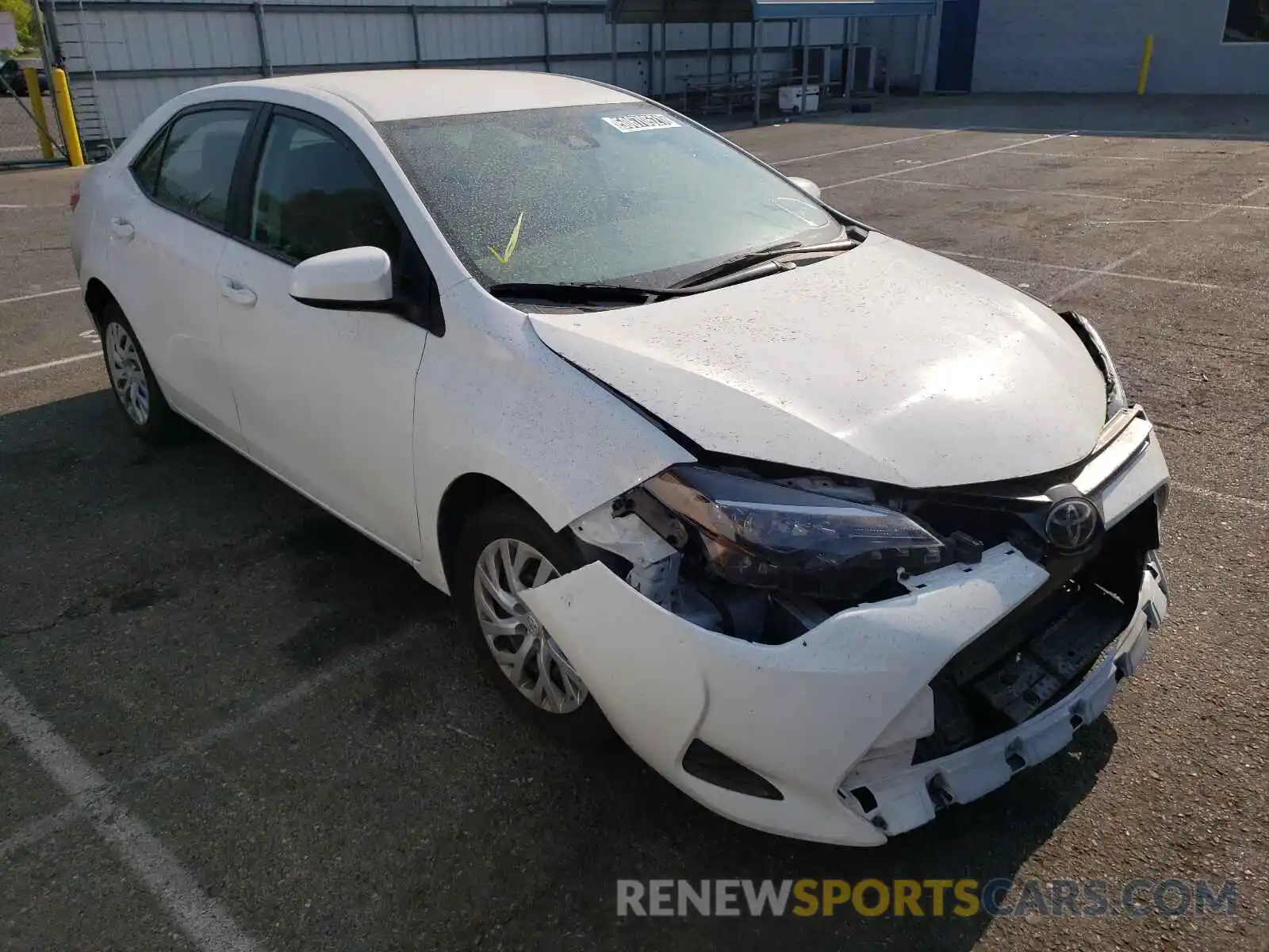 1 Photograph of a damaged car 5YFBURHE5KP897763 TOYOTA COROLLA 2019