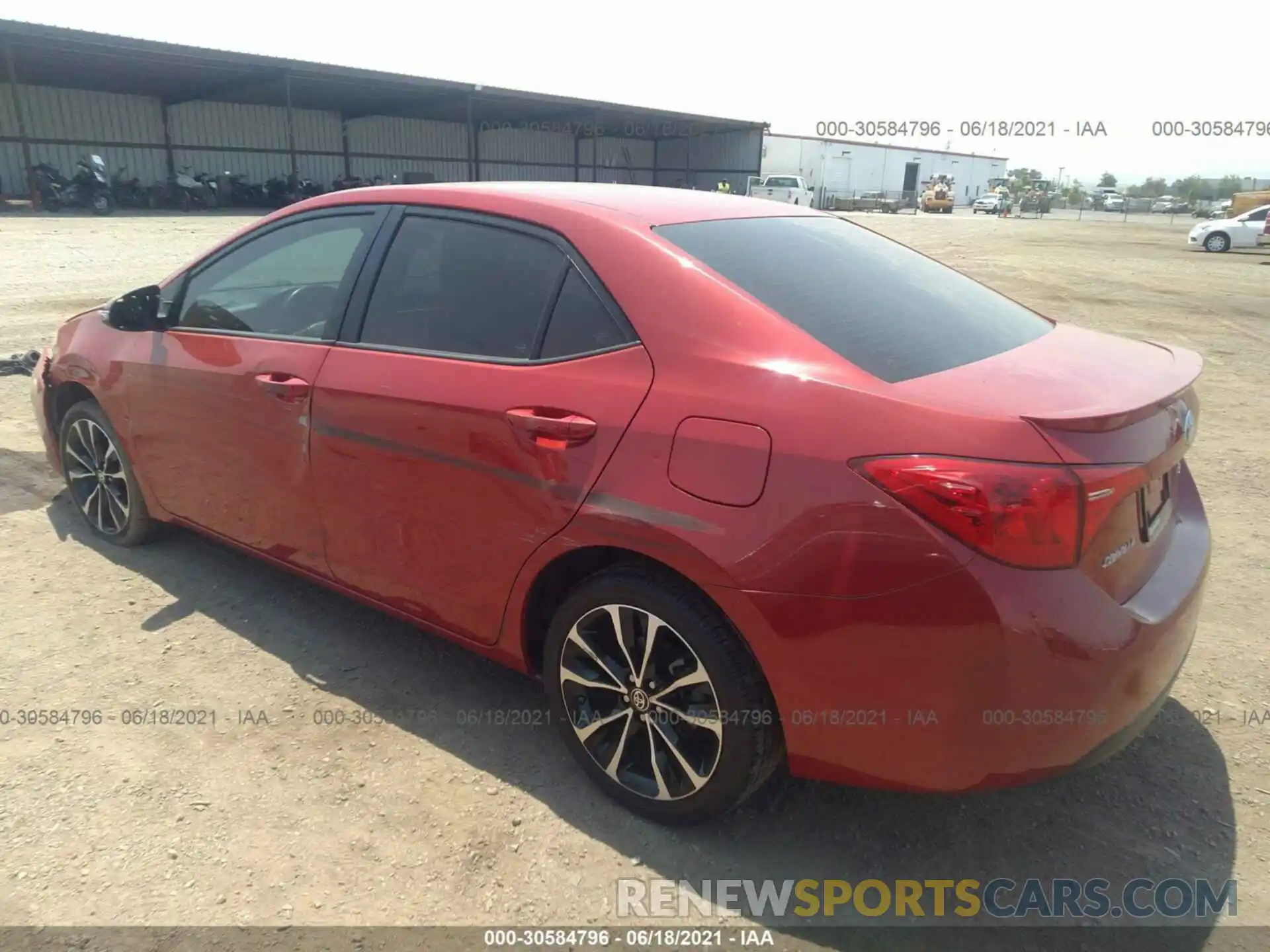 3 Photograph of a damaged car 5YFBURHE5KP897925 TOYOTA COROLLA 2019