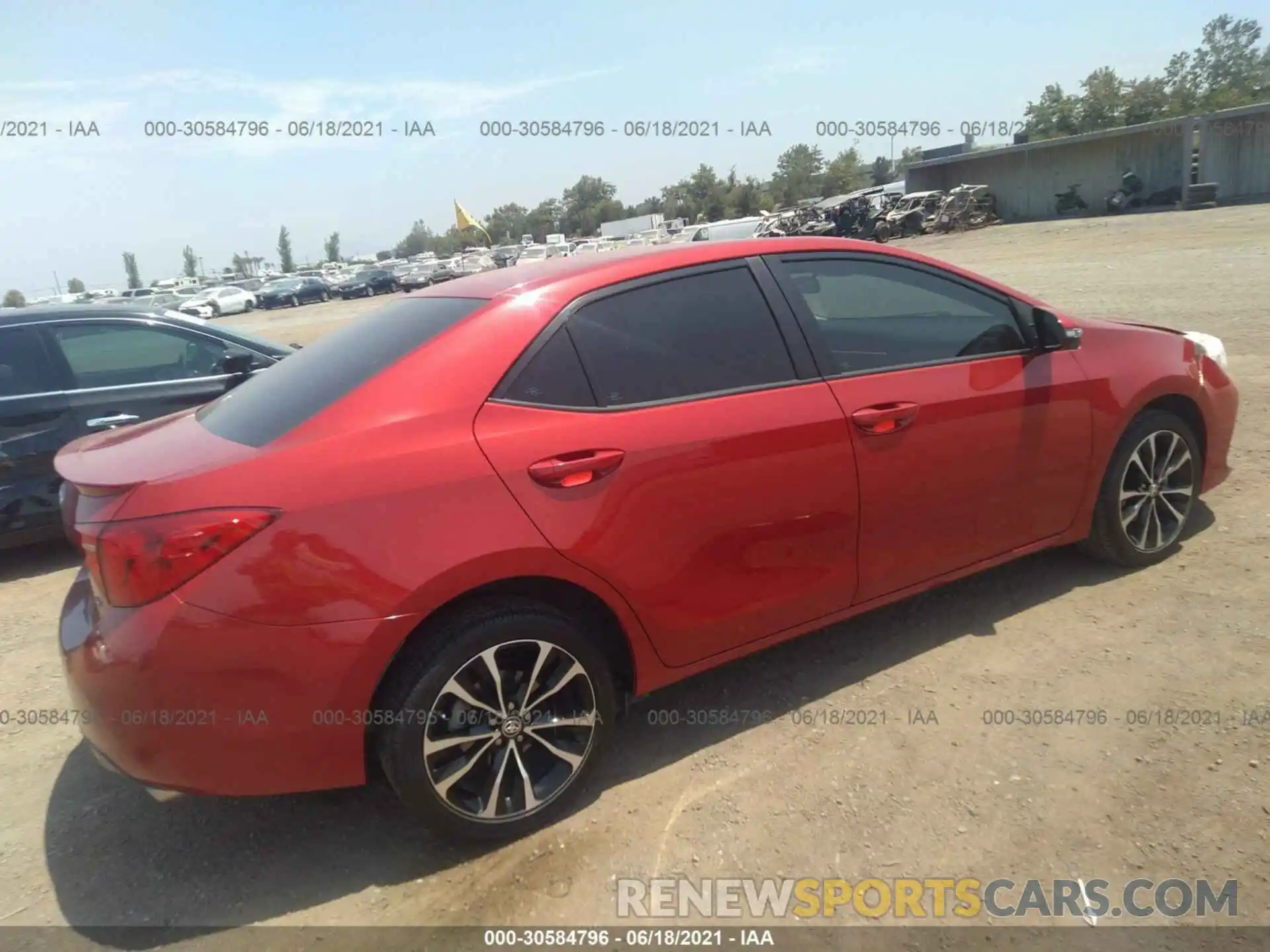 4 Photograph of a damaged car 5YFBURHE5KP897925 TOYOTA COROLLA 2019