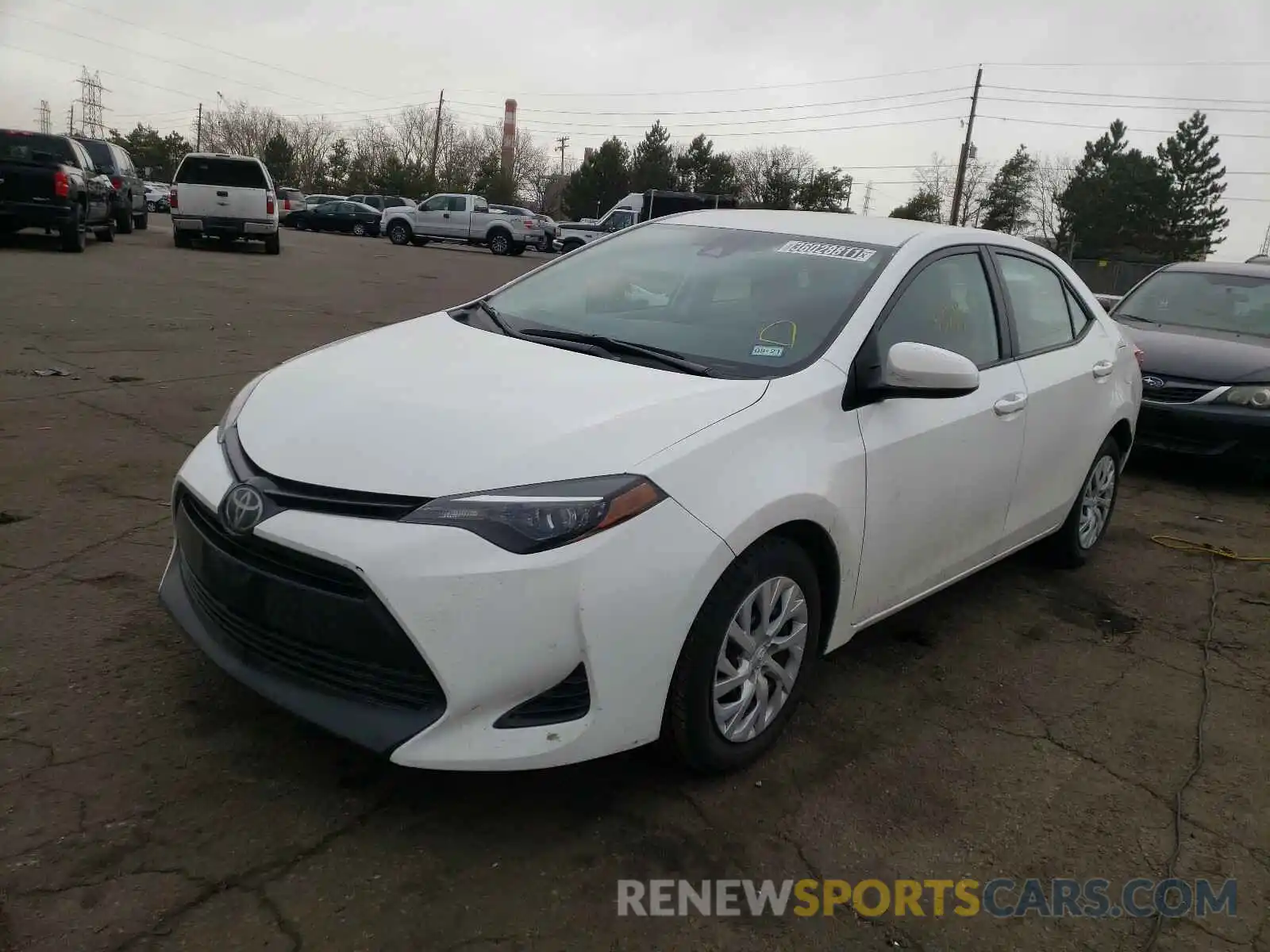 2 Photograph of a damaged car 5YFBURHE5KP898105 TOYOTA COROLLA 2019