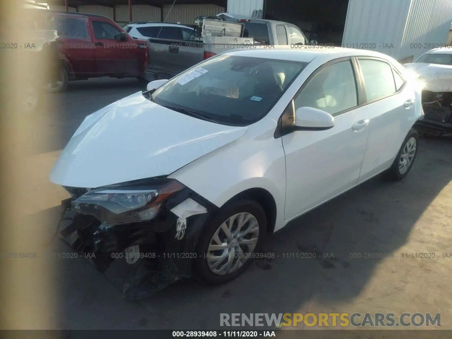 2 Photograph of a damaged car 5YFBURHE5KP898539 TOYOTA COROLLA 2019