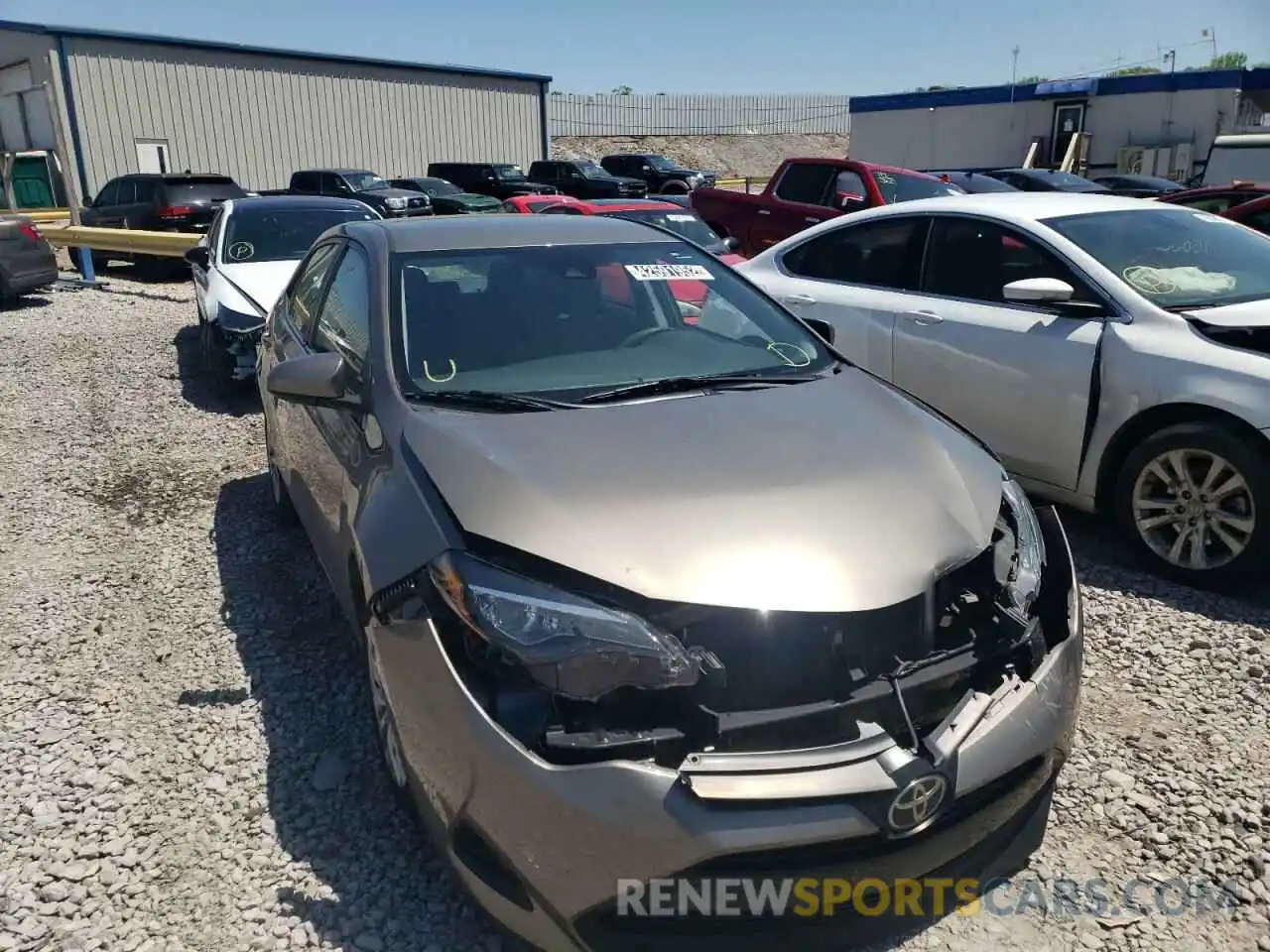 1 Photograph of a damaged car 5YFBURHE5KP898637 TOYOTA COROLLA 2019