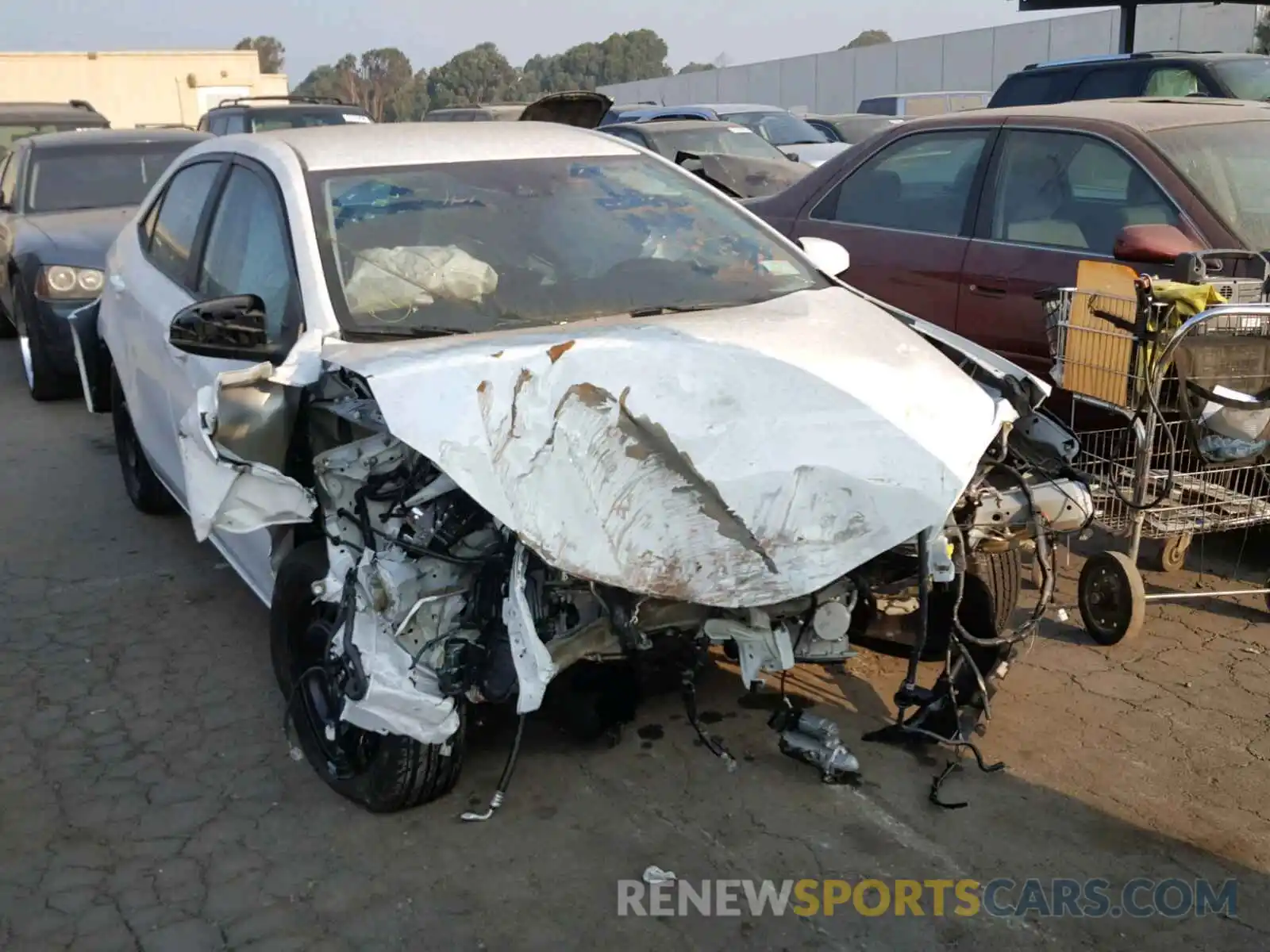 1 Photograph of a damaged car 5YFBURHE5KP898797 TOYOTA COROLLA 2019