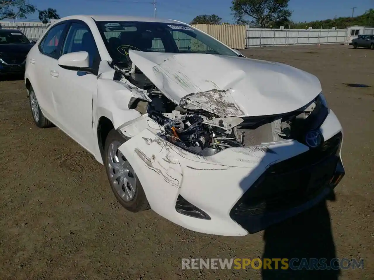 1 Photograph of a damaged car 5YFBURHE5KP898850 TOYOTA COROLLA 2019