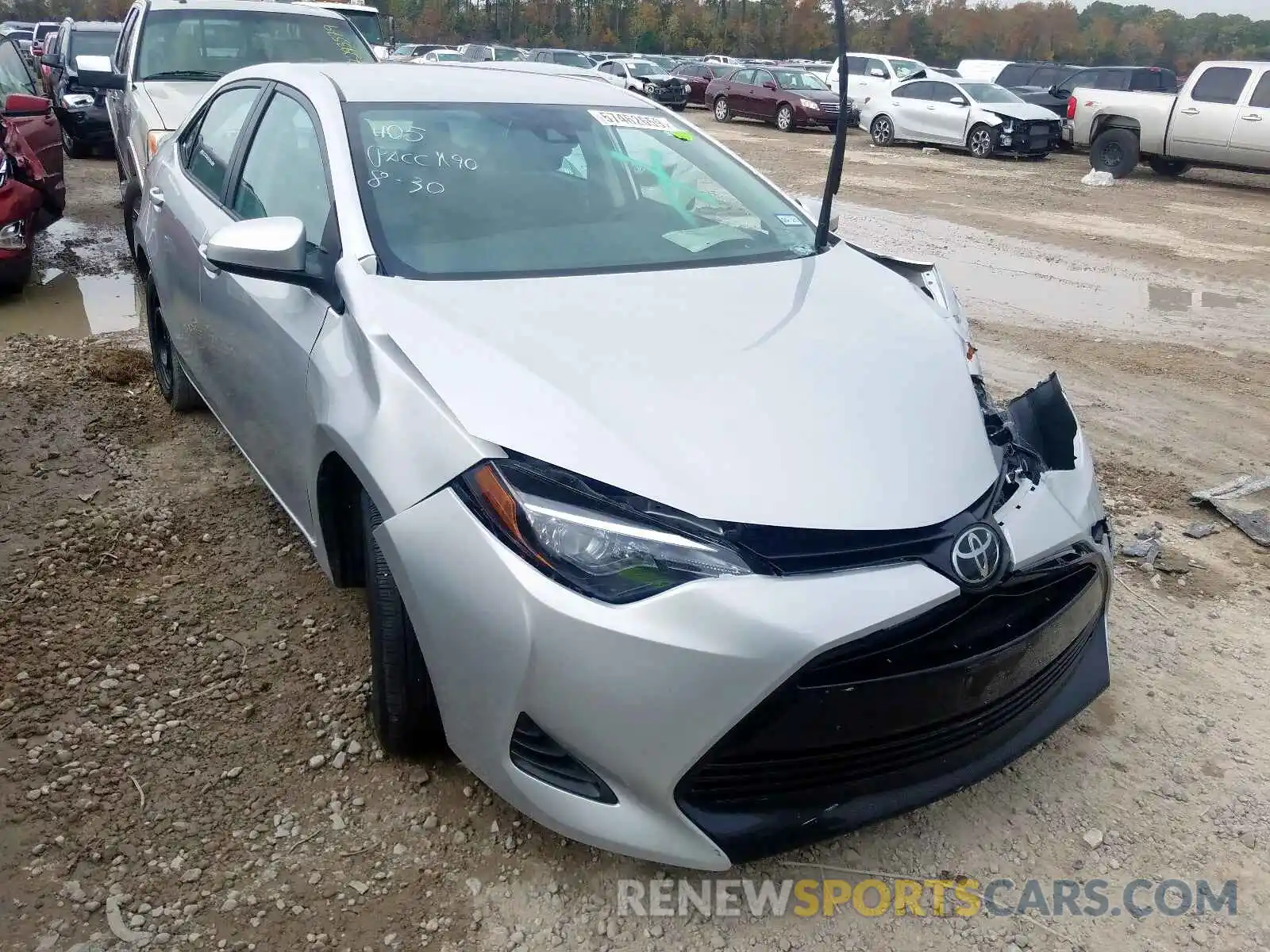 1 Photograph of a damaged car 5YFBURHE5KP899139 TOYOTA COROLLA 2019