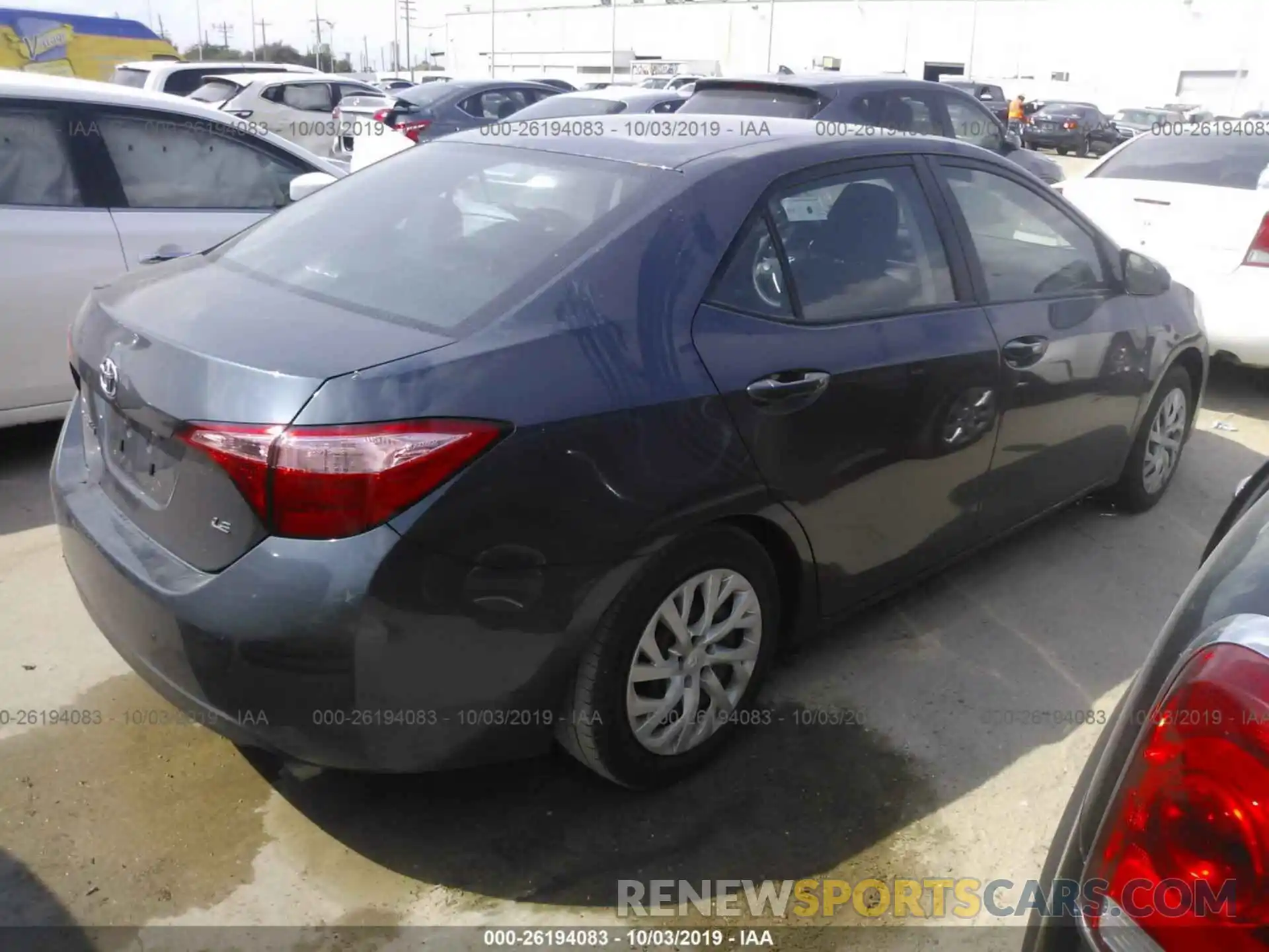 4 Photograph of a damaged car 5YFBURHE5KP899206 TOYOTA COROLLA 2019