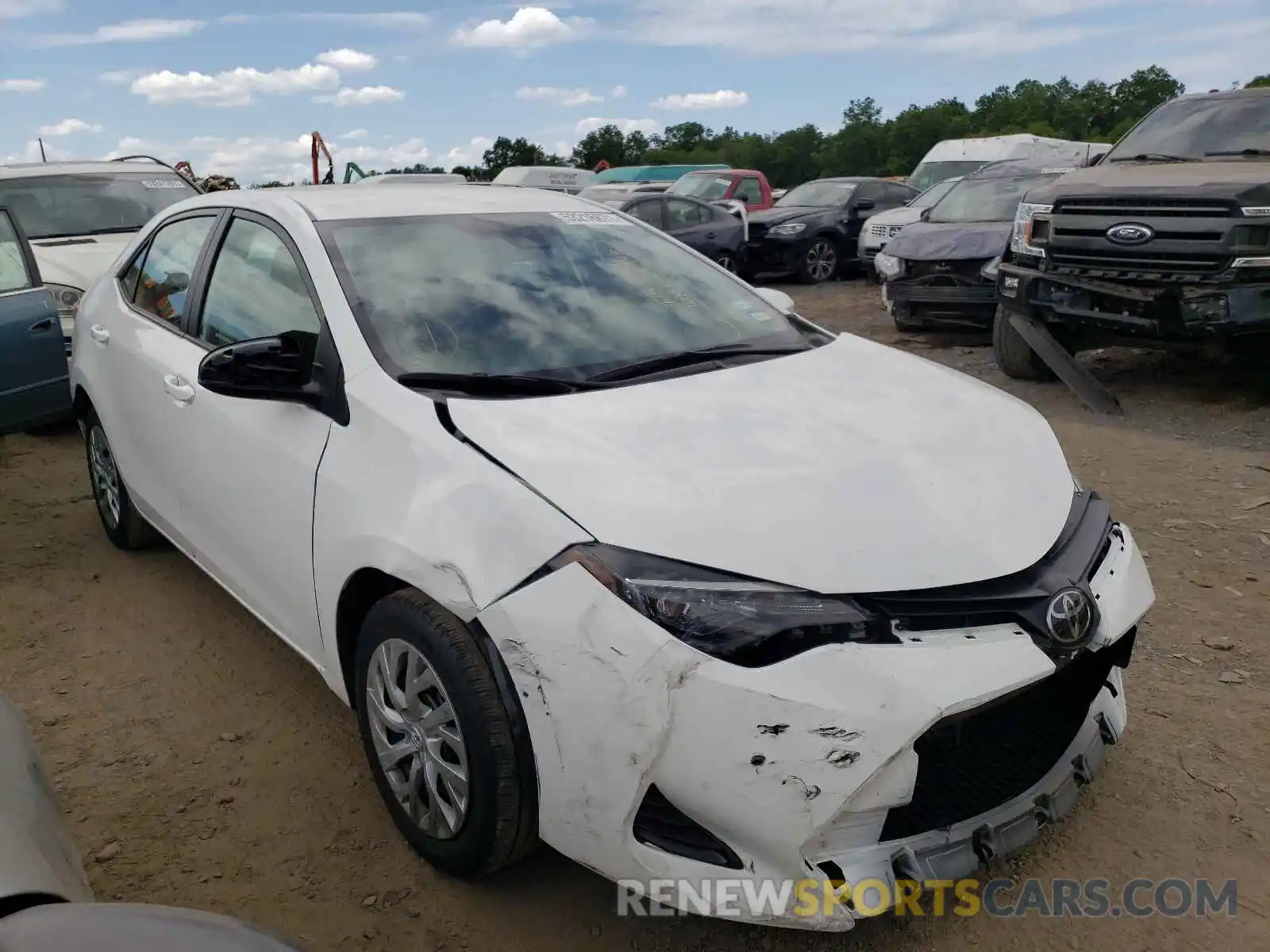 1 Photograph of a damaged car 5YFBURHE5KP899240 TOYOTA COROLLA 2019