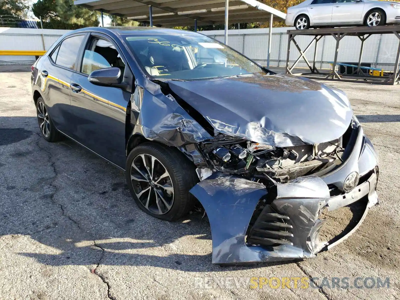 1 Фотография поврежденного автомобиля 5YFBURHE5KP899299 TOYOTA COROLLA 2019
