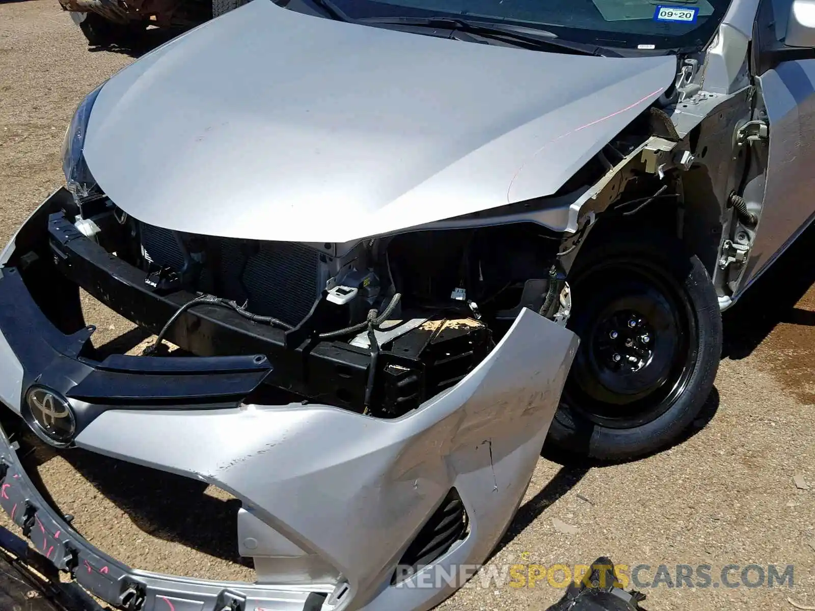 9 Photograph of a damaged car 5YFBURHE5KP900046 TOYOTA COROLLA 2019