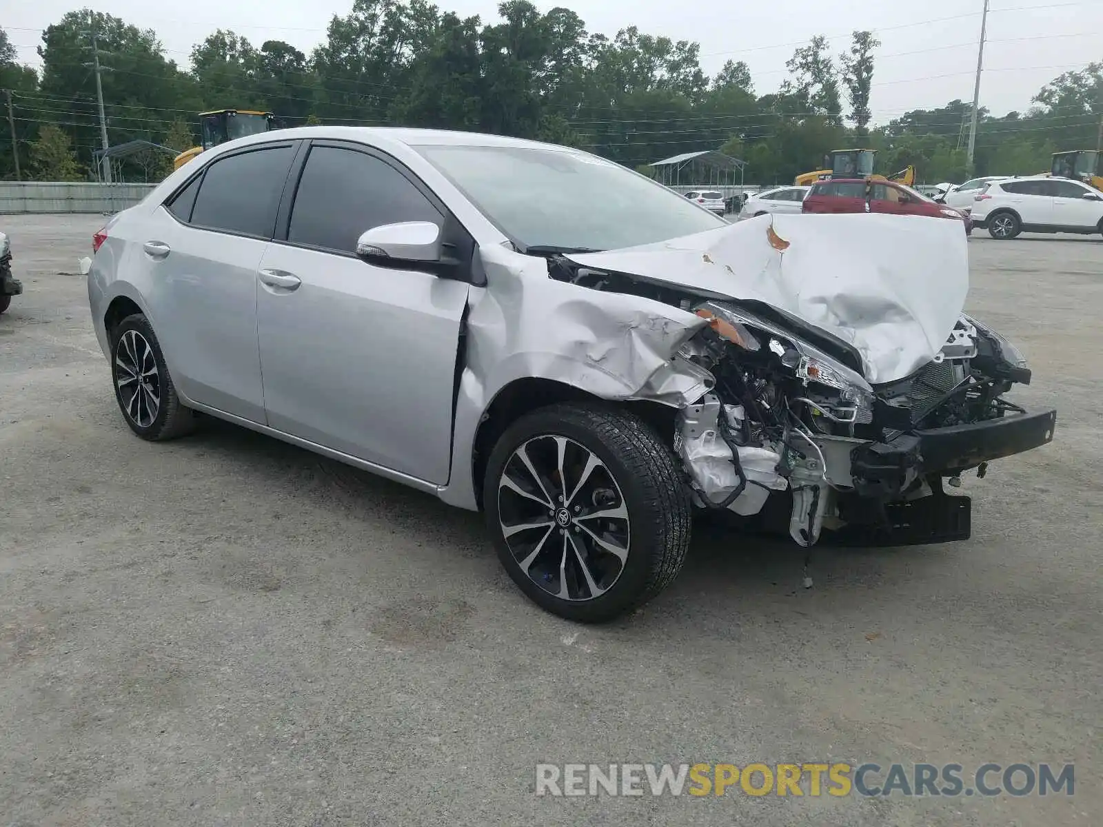 1 Photograph of a damaged car 5YFBURHE5KP900581 TOYOTA COROLLA 2019