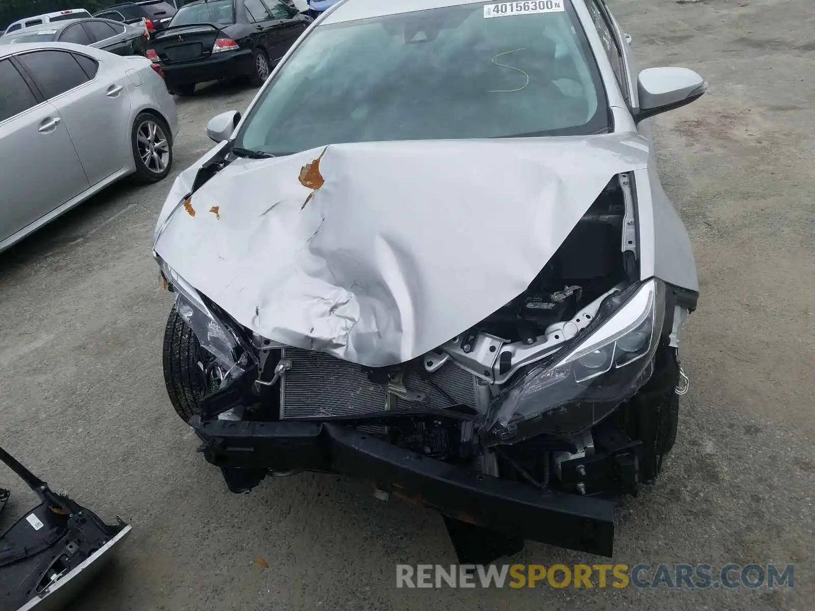 7 Photograph of a damaged car 5YFBURHE5KP900581 TOYOTA COROLLA 2019