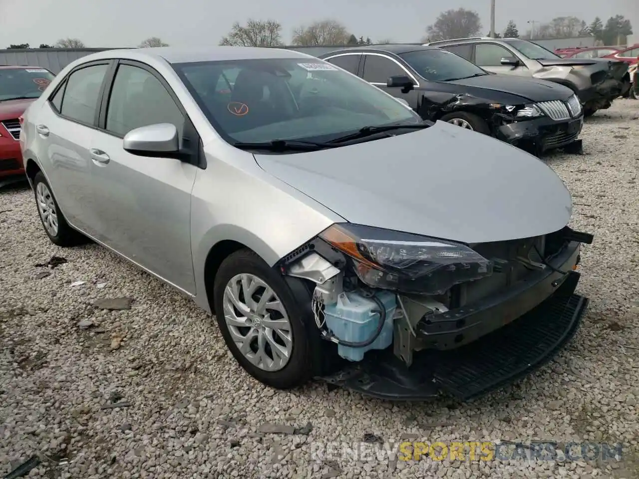 1 Photograph of a damaged car 5YFBURHE5KP900676 TOYOTA COROLLA 2019