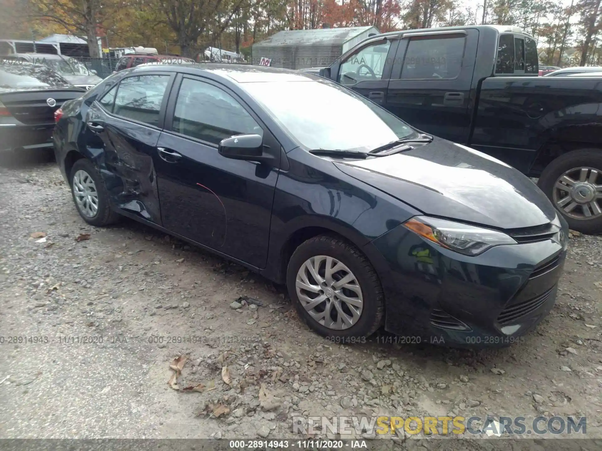 1 Photograph of a damaged car 5YFBURHE5KP900757 TOYOTA COROLLA 2019