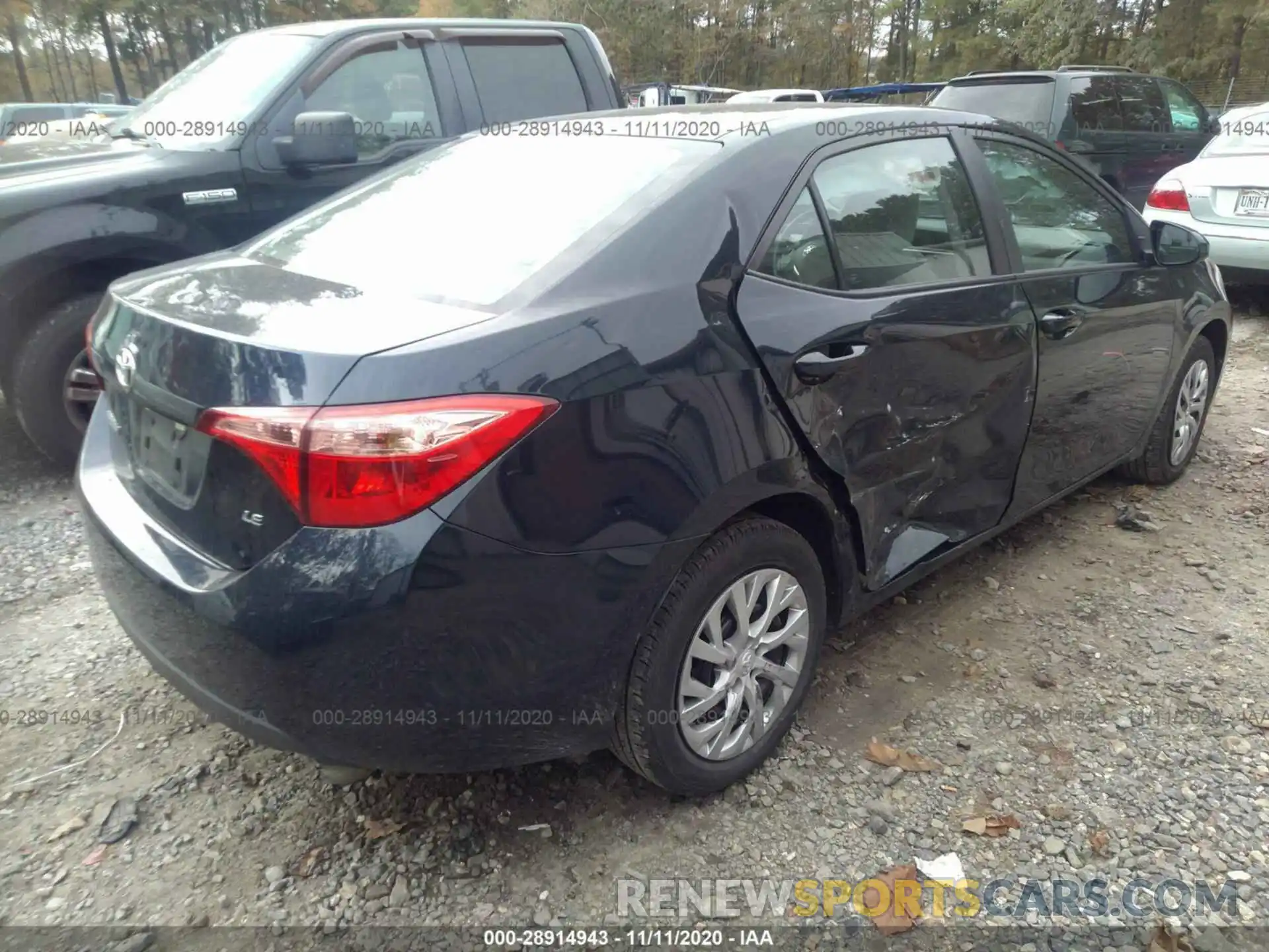 4 Photograph of a damaged car 5YFBURHE5KP900757 TOYOTA COROLLA 2019