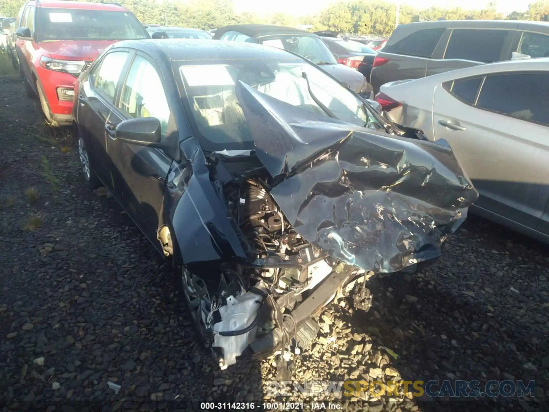 1 Photograph of a damaged car 5YFBURHE5KP900824 TOYOTA COROLLA 2019