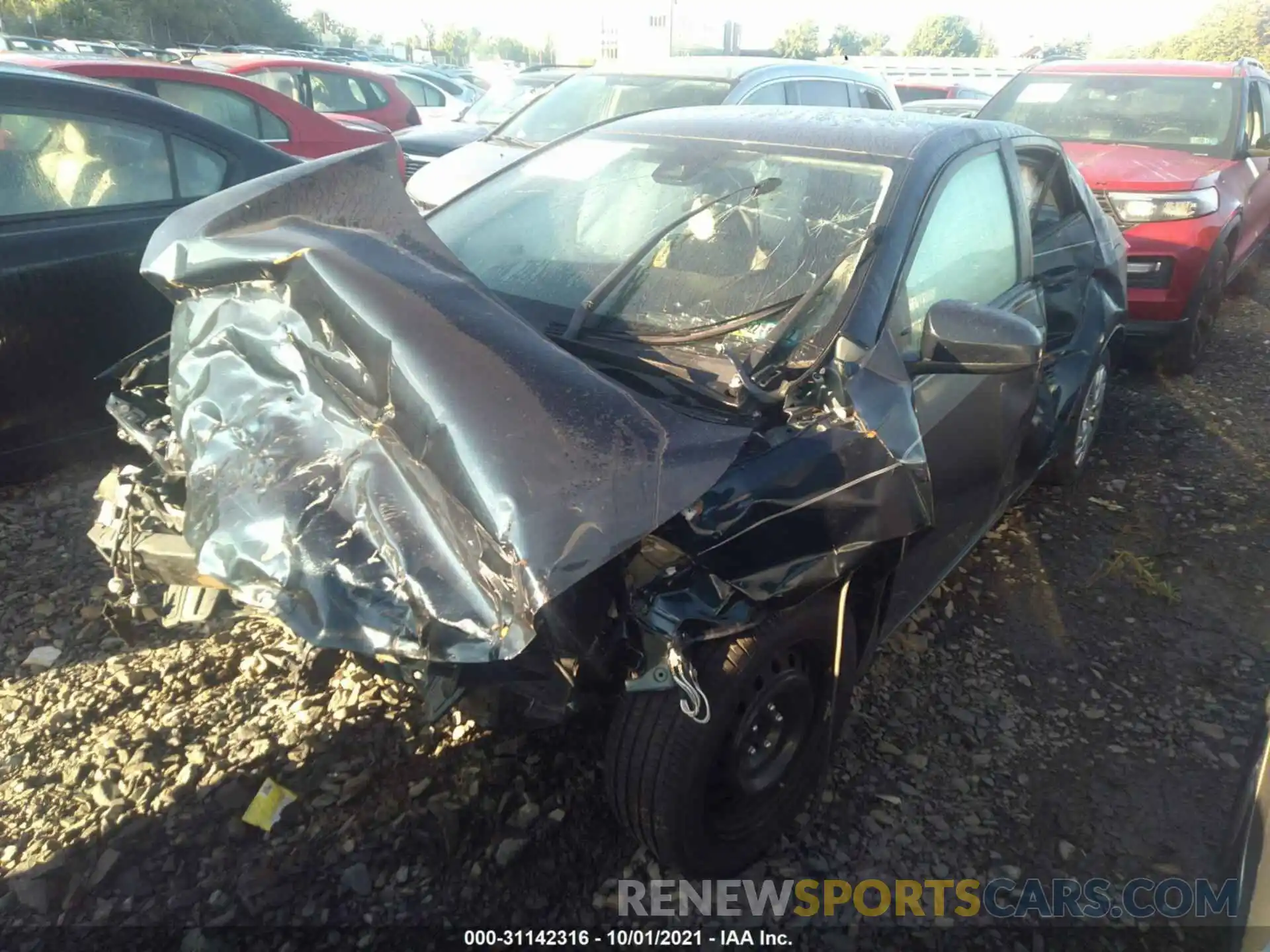 2 Photograph of a damaged car 5YFBURHE5KP900824 TOYOTA COROLLA 2019