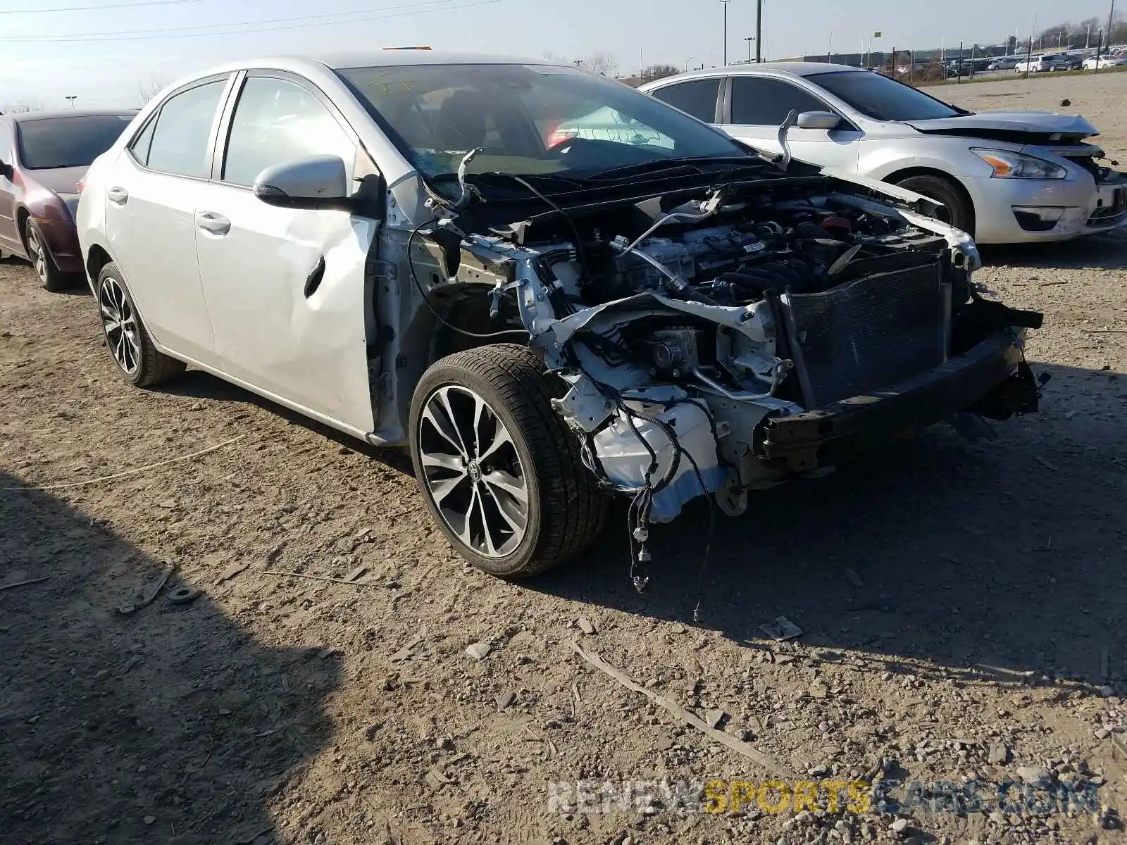1 Photograph of a damaged car 5YFBURHE5KP901472 TOYOTA COROLLA 2019