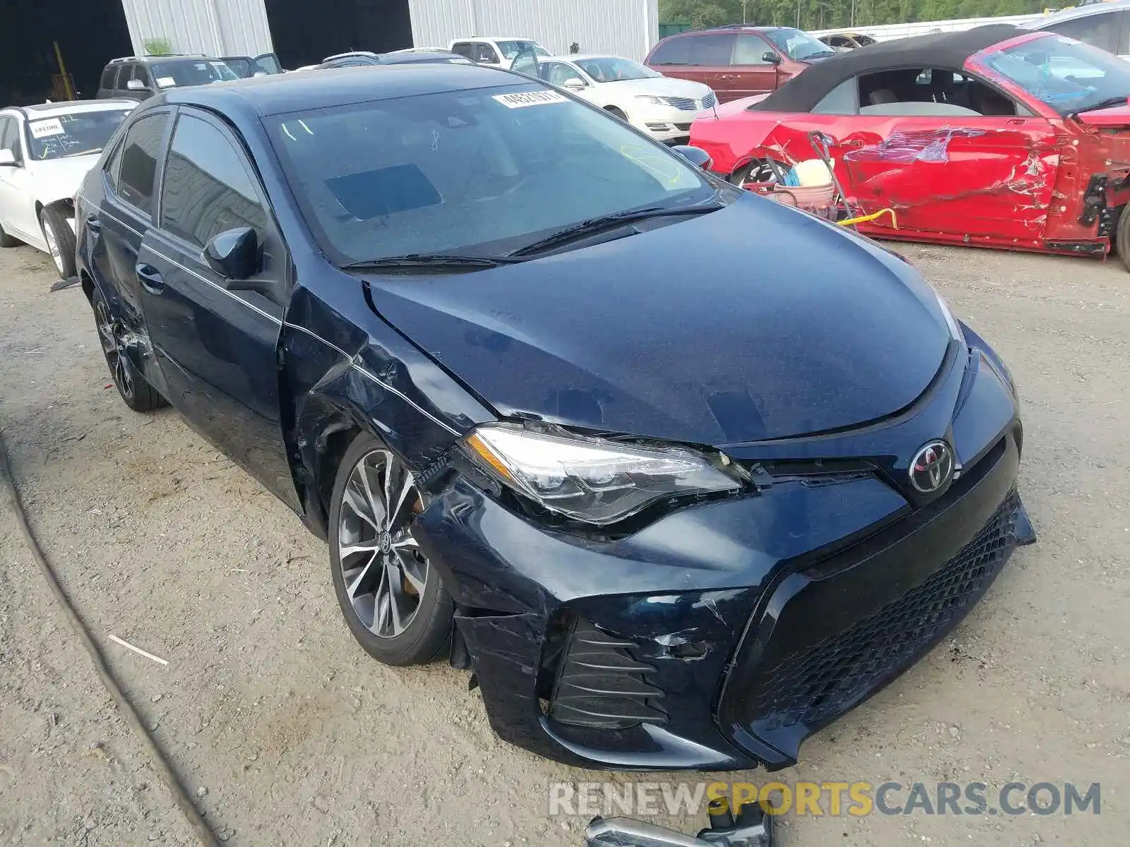 1 Photograph of a damaged car 5YFBURHE5KP901567 TOYOTA COROLLA 2019