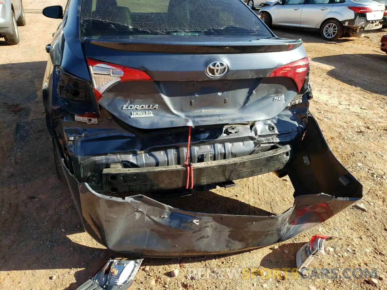 9 Photograph of a damaged car 5YFBURHE5KP901715 TOYOTA COROLLA 2019