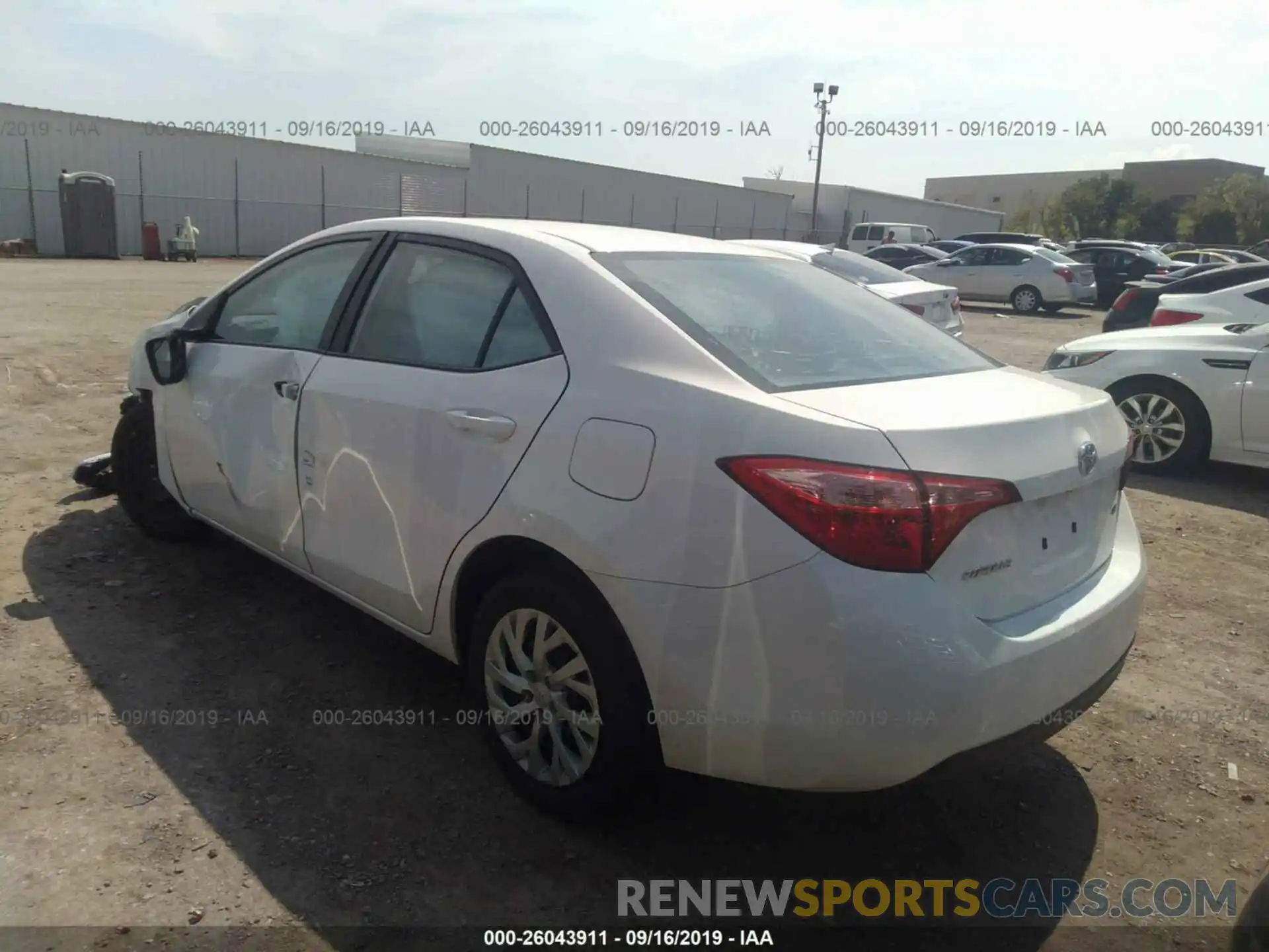 3 Photograph of a damaged car 5YFBURHE5KP901889 TOYOTA COROLLA 2019