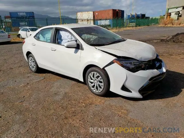 1 Photograph of a damaged car 5YFBURHE5KP901973 TOYOTA COROLLA 2019