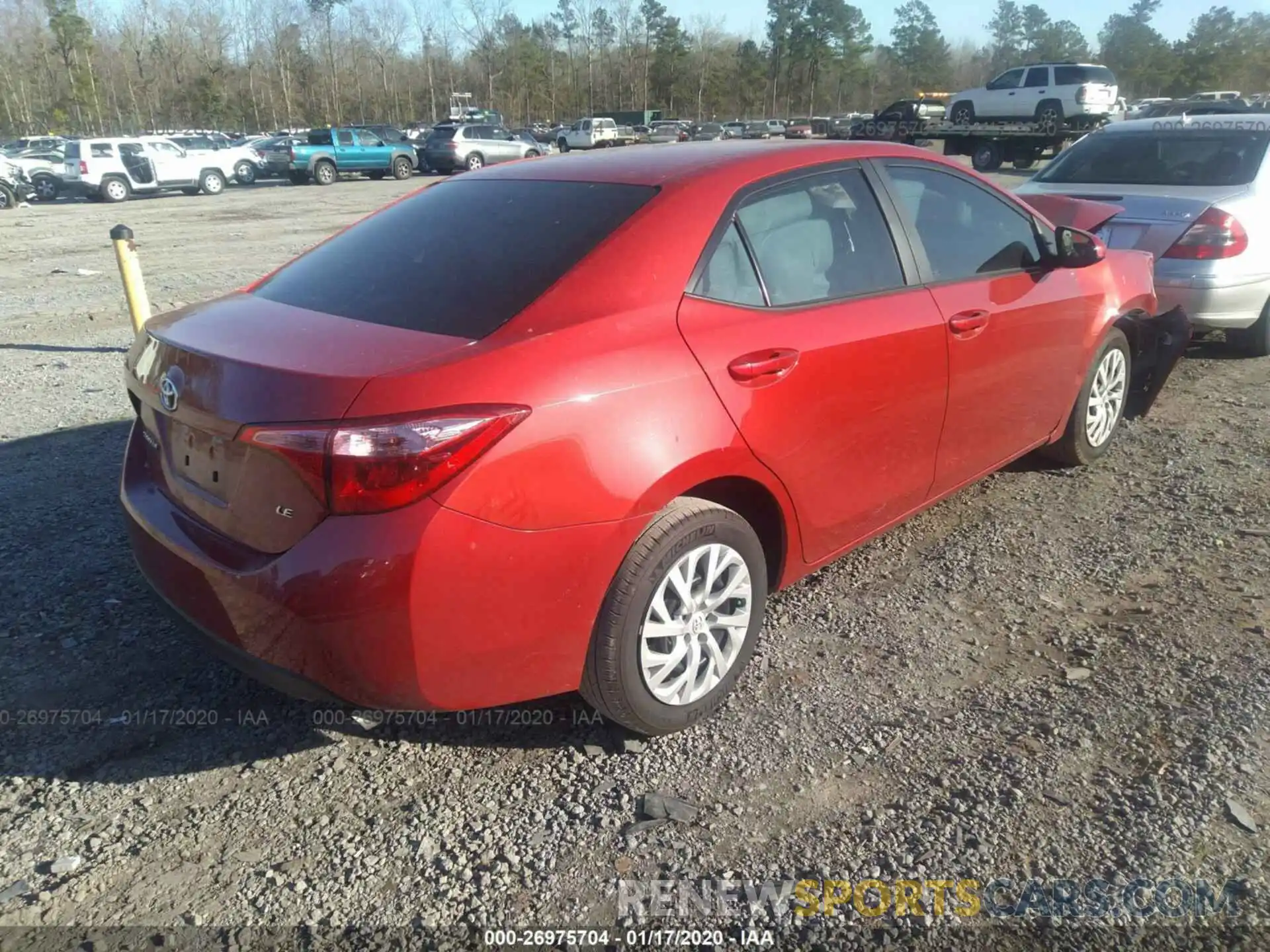 4 Photograph of a damaged car 5YFBURHE5KP902265 TOYOTA COROLLA 2019