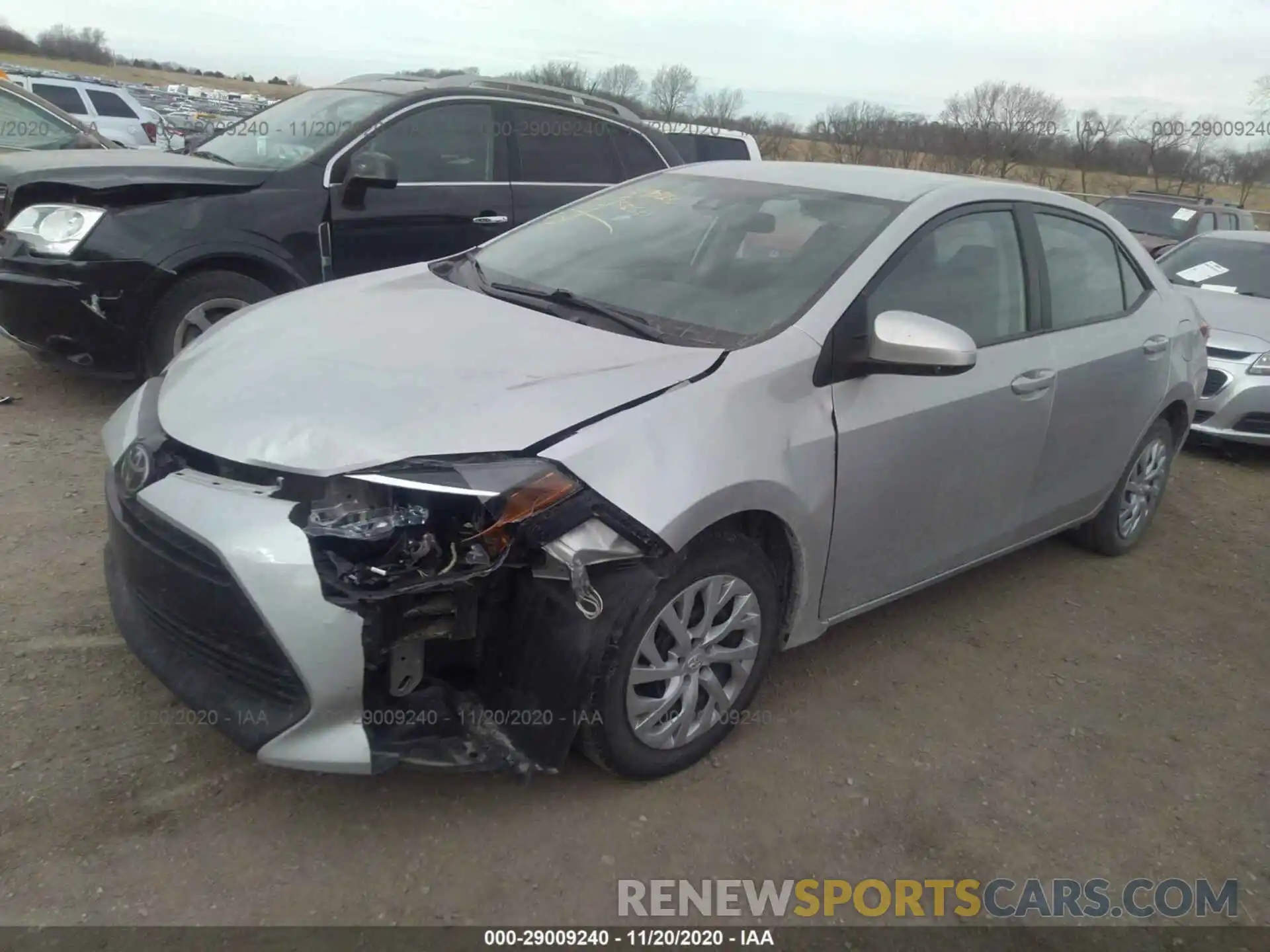 2 Photograph of a damaged car 5YFBURHE5KP903125 TOYOTA COROLLA 2019