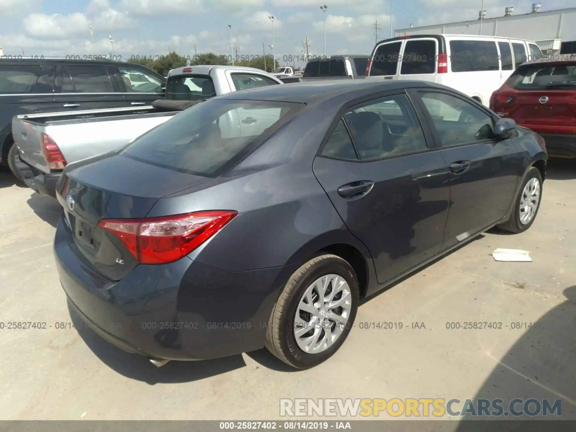 4 Photograph of a damaged car 5YFBURHE5KP903383 TOYOTA COROLLA 2019