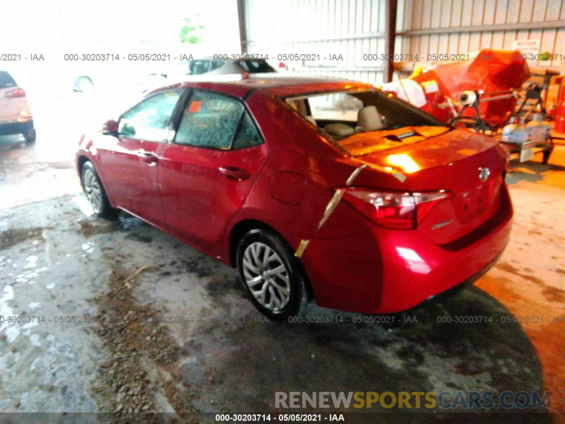 3 Photograph of a damaged car 5YFBURHE5KP903514 TOYOTA COROLLA 2019