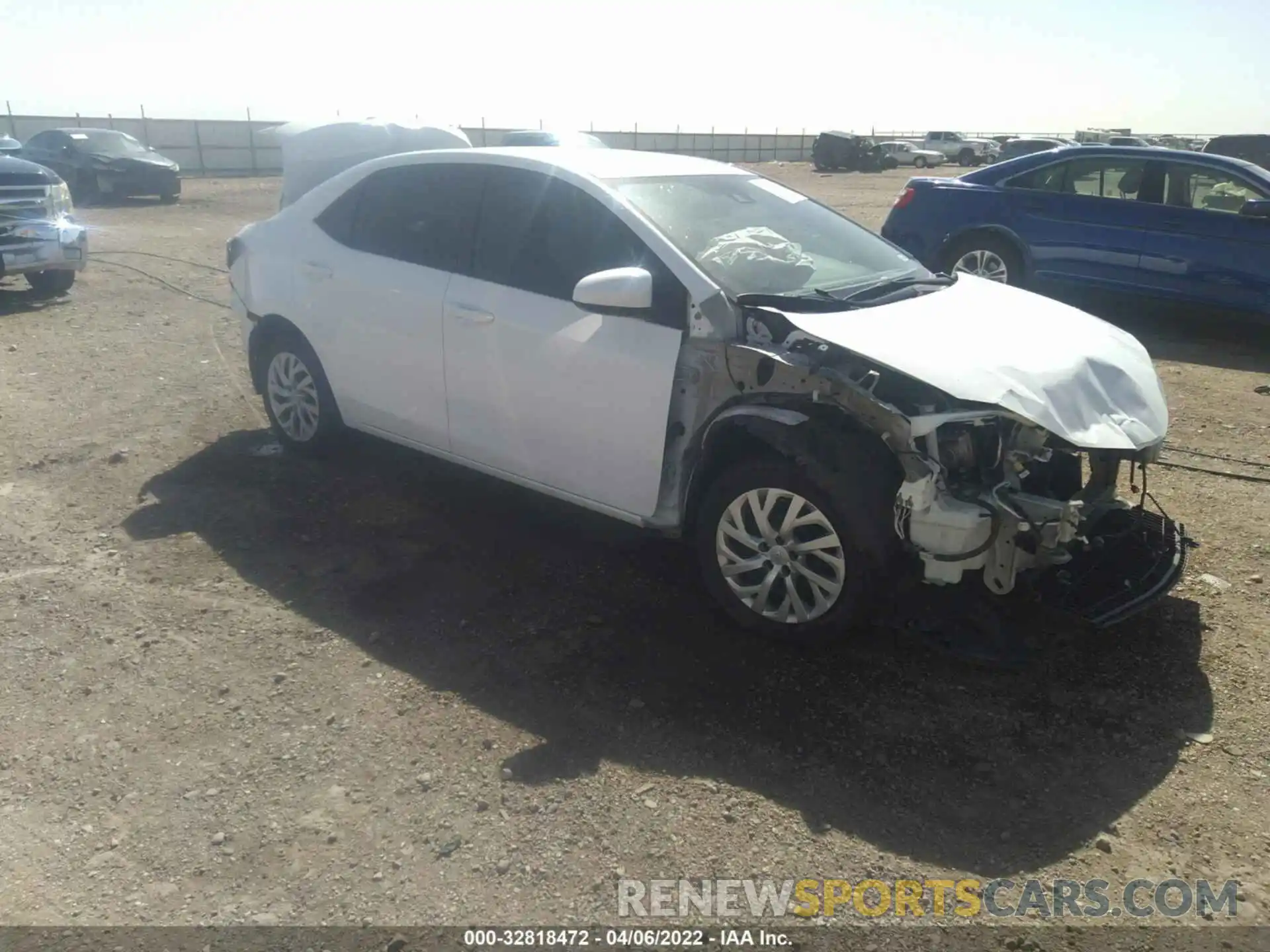 1 Photograph of a damaged car 5YFBURHE5KP903559 TOYOTA COROLLA 2019