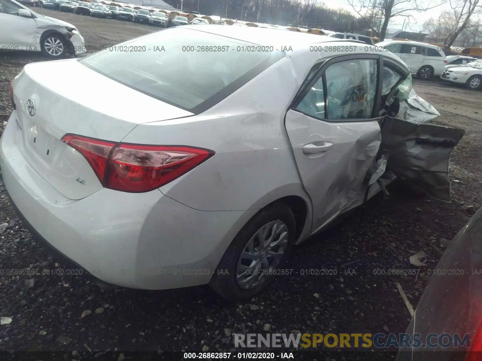 4 Photograph of a damaged car 5YFBURHE5KP903660 TOYOTA COROLLA 2019