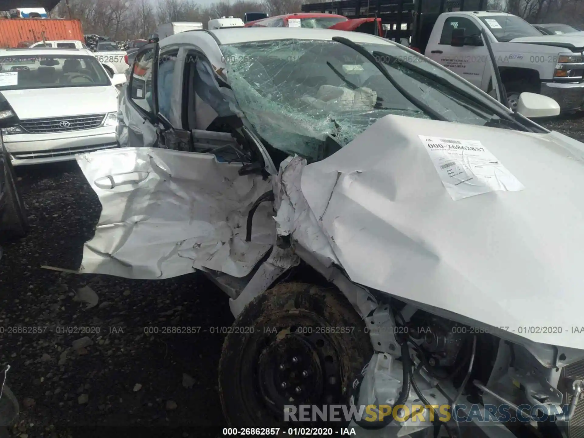 6 Photograph of a damaged car 5YFBURHE5KP903660 TOYOTA COROLLA 2019