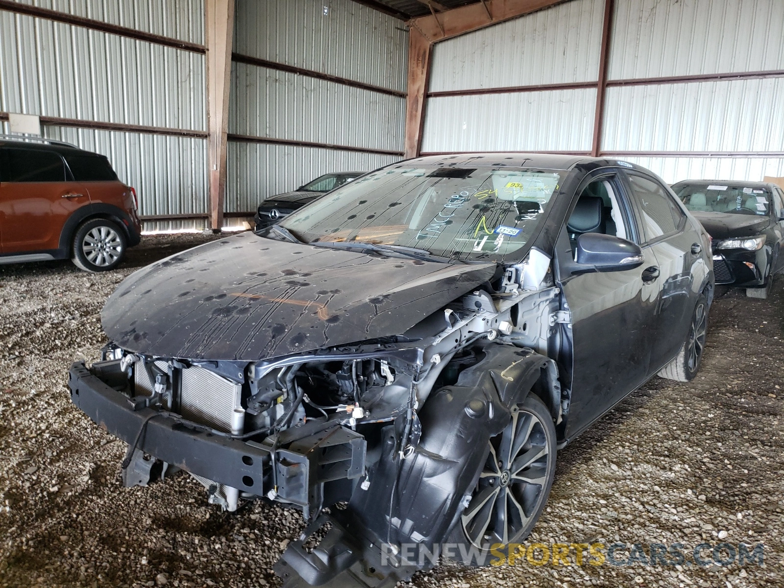 2 Photograph of a damaged car 5YFBURHE5KP903898 TOYOTA COROLLA 2019