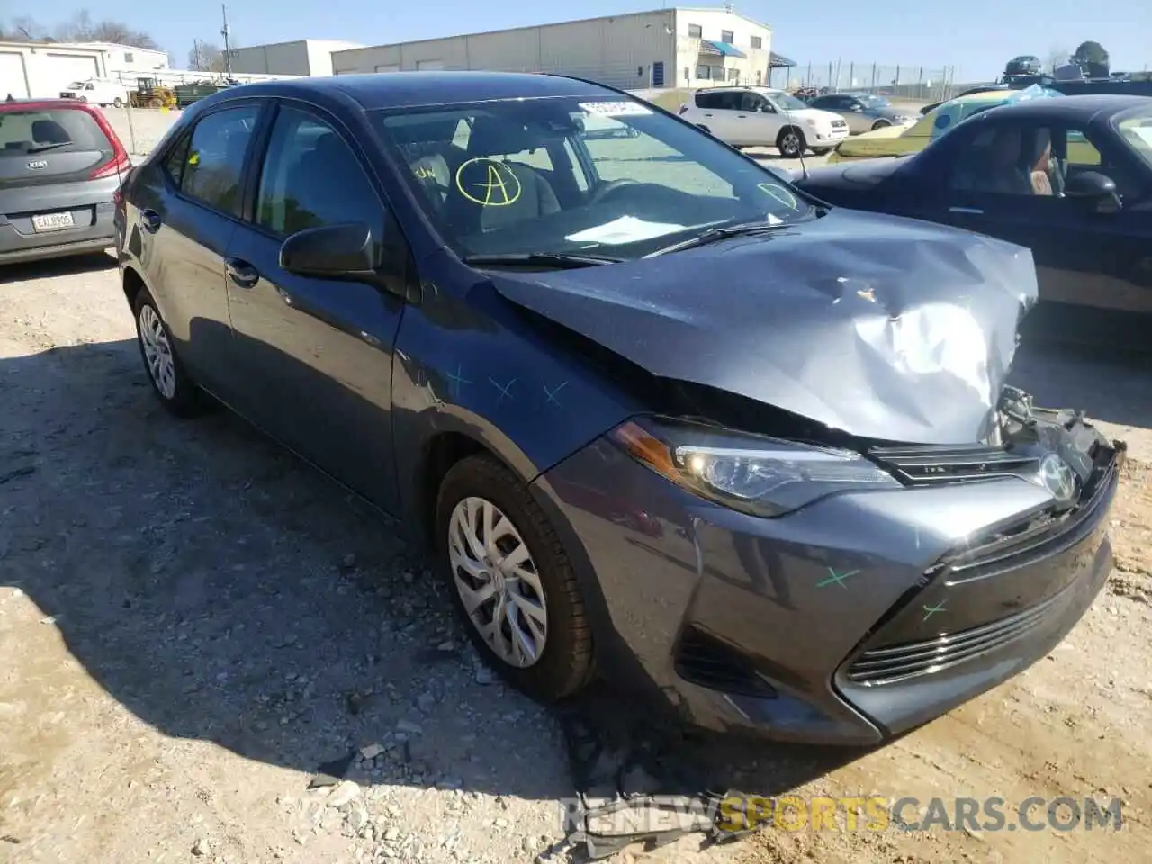 1 Photograph of a damaged car 5YFBURHE5KP903903 TOYOTA COROLLA 2019