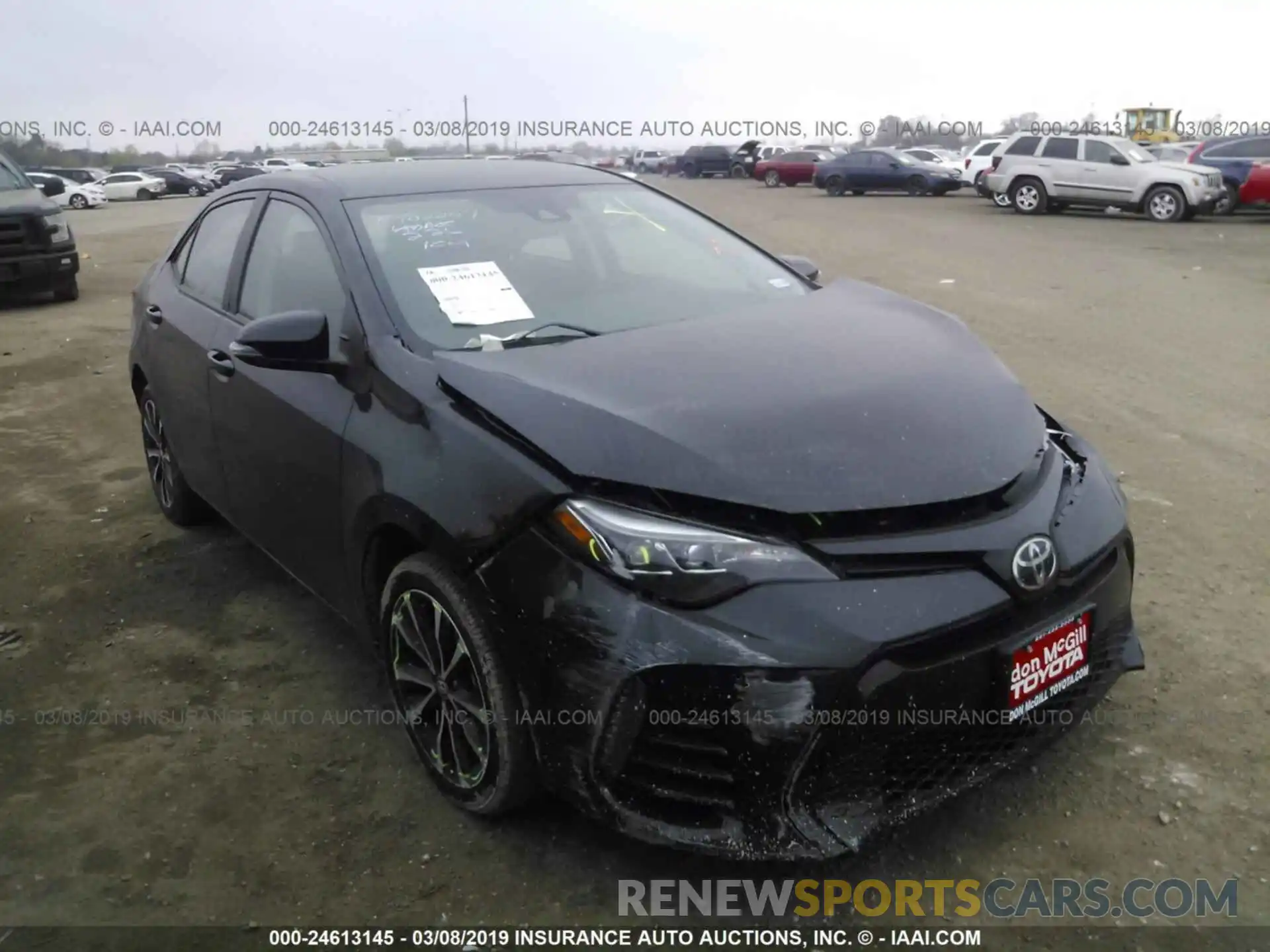 1 Photograph of a damaged car 5YFBURHE5KP904145 TOYOTA COROLLA 2019