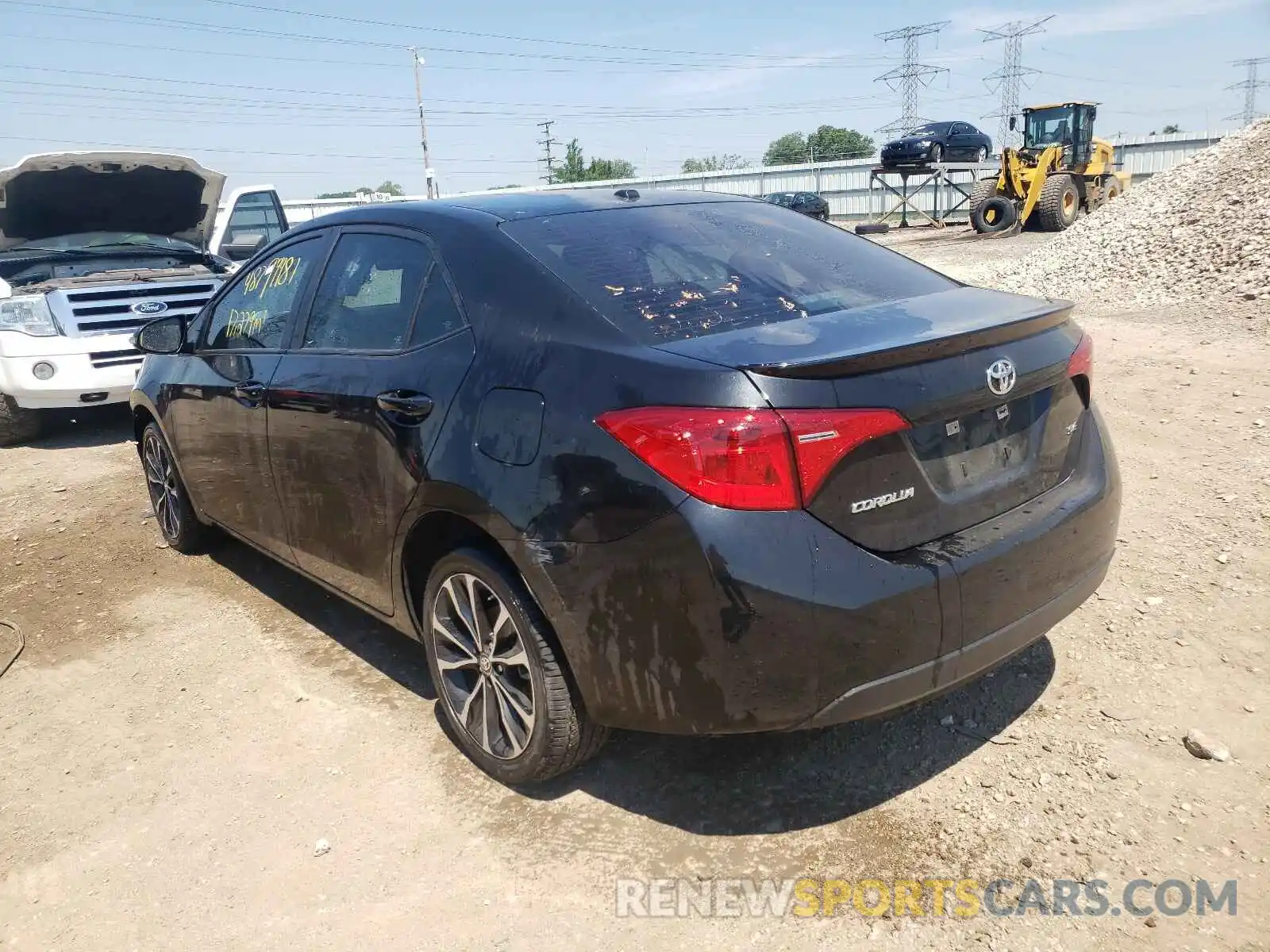 3 Photograph of a damaged car 5YFBURHE5KP904386 TOYOTA COROLLA 2019