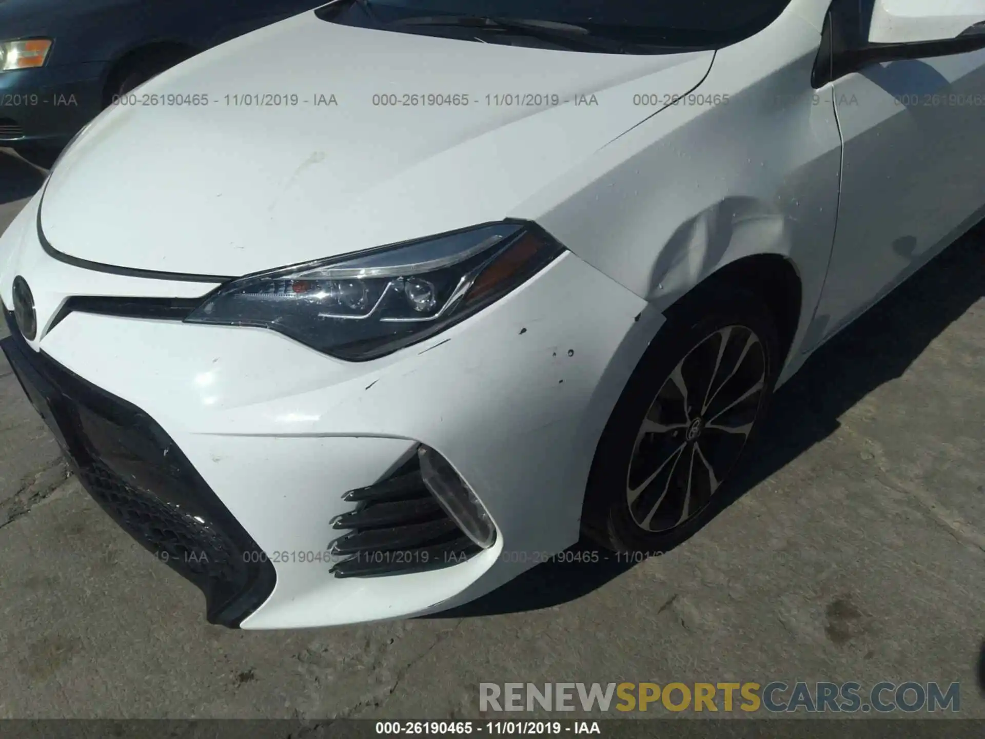 6 Photograph of a damaged car 5YFBURHE5KP904565 TOYOTA COROLLA 2019