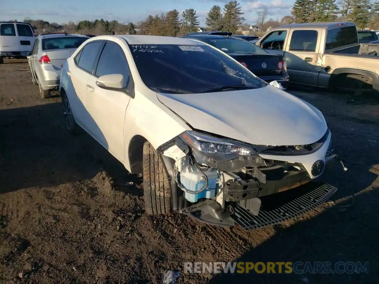 1 Photograph of a damaged car 5YFBURHE5KP904758 TOYOTA COROLLA 2019