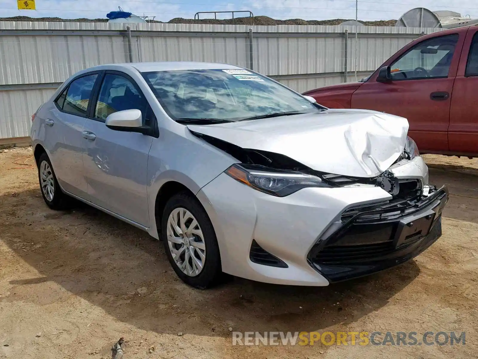 1 Photograph of a damaged car 5YFBURHE5KP905179 TOYOTA COROLLA 2019