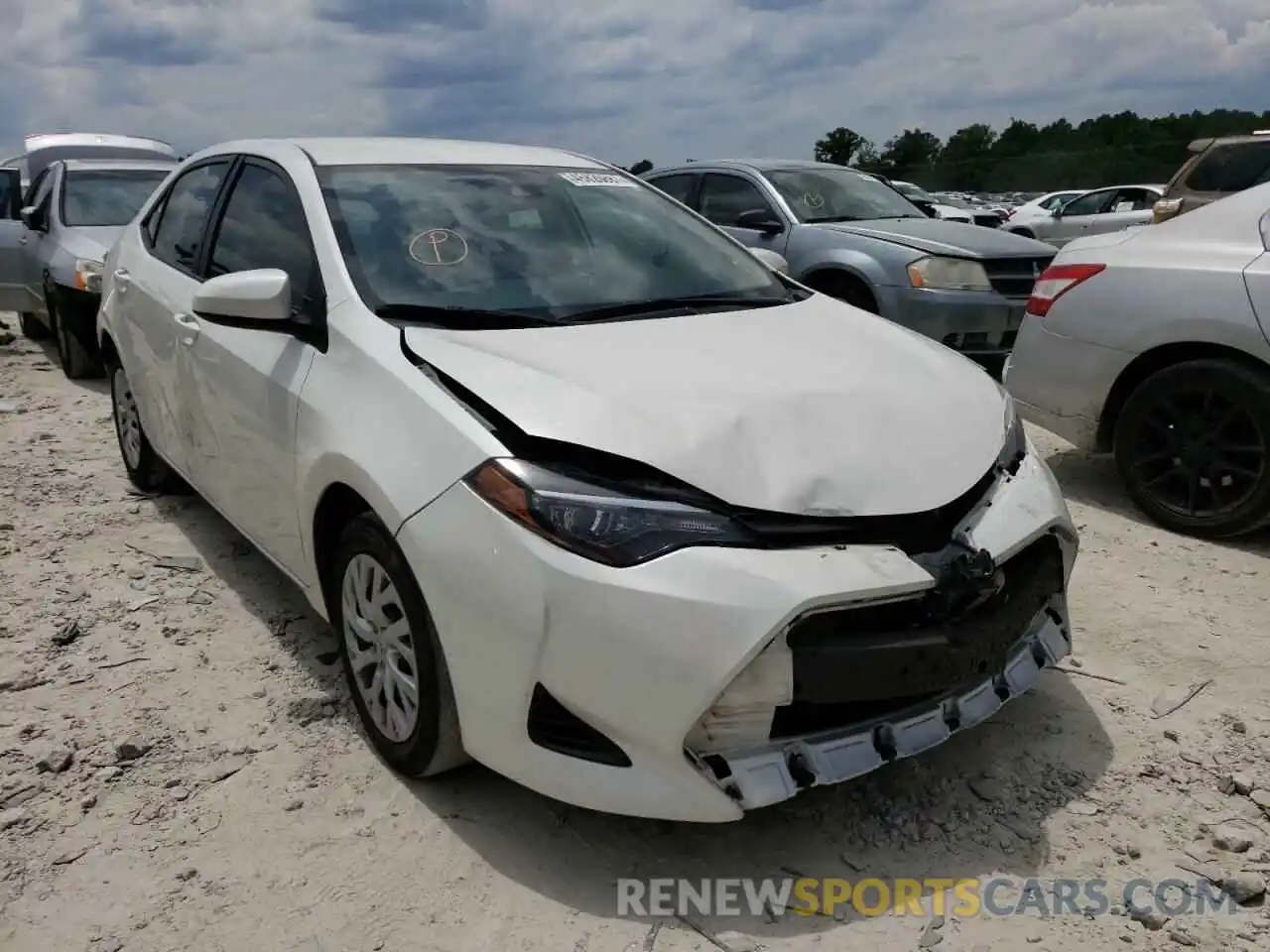 1 Photograph of a damaged car 5YFBURHE5KP905358 TOYOTA COROLLA 2019