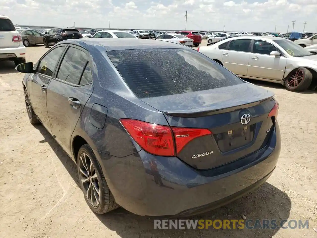 3 Photograph of a damaged car 5YFBURHE5KP905988 TOYOTA COROLLA 2019