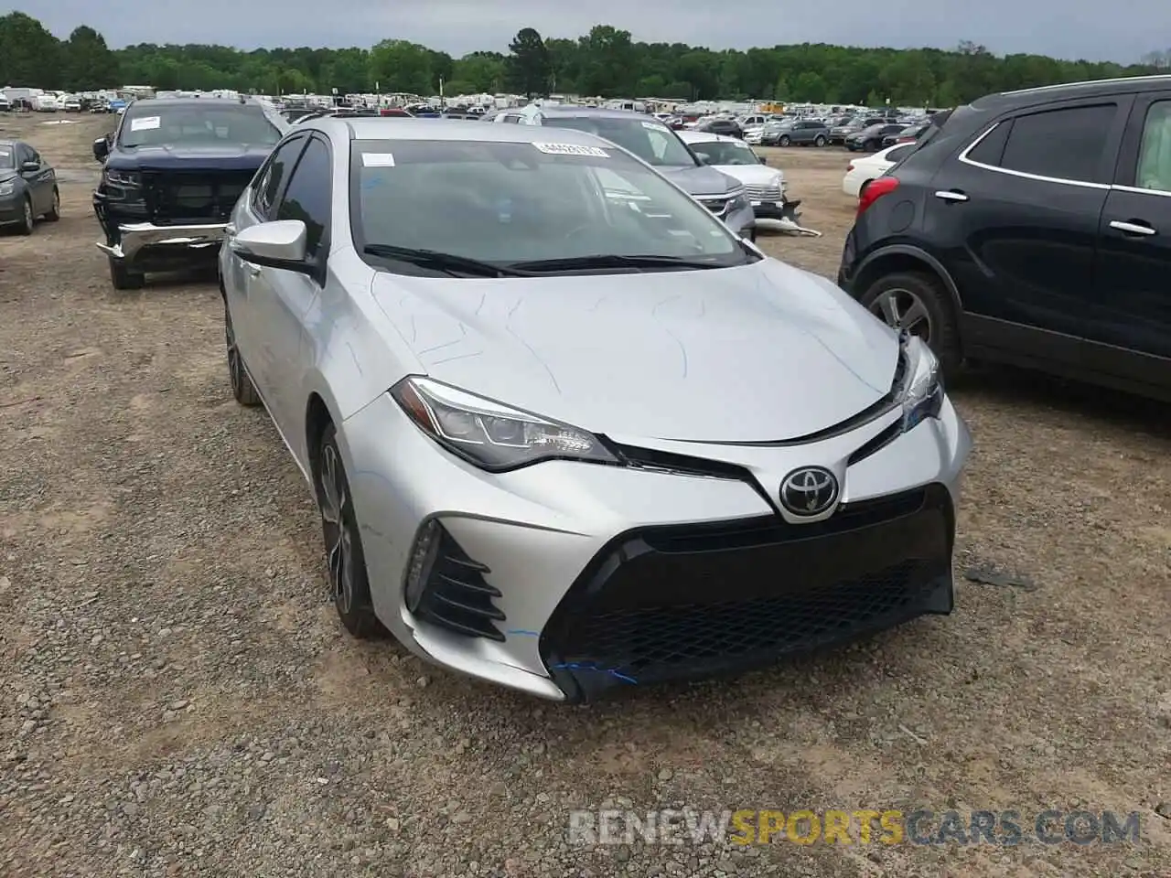 1 Photograph of a damaged car 5YFBURHE5KP906235 TOYOTA COROLLA 2019