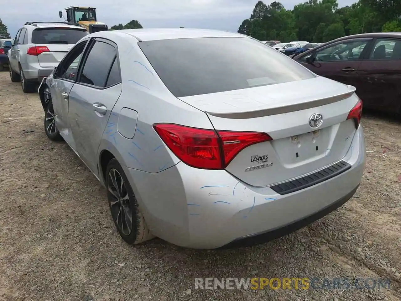 3 Photograph of a damaged car 5YFBURHE5KP906235 TOYOTA COROLLA 2019