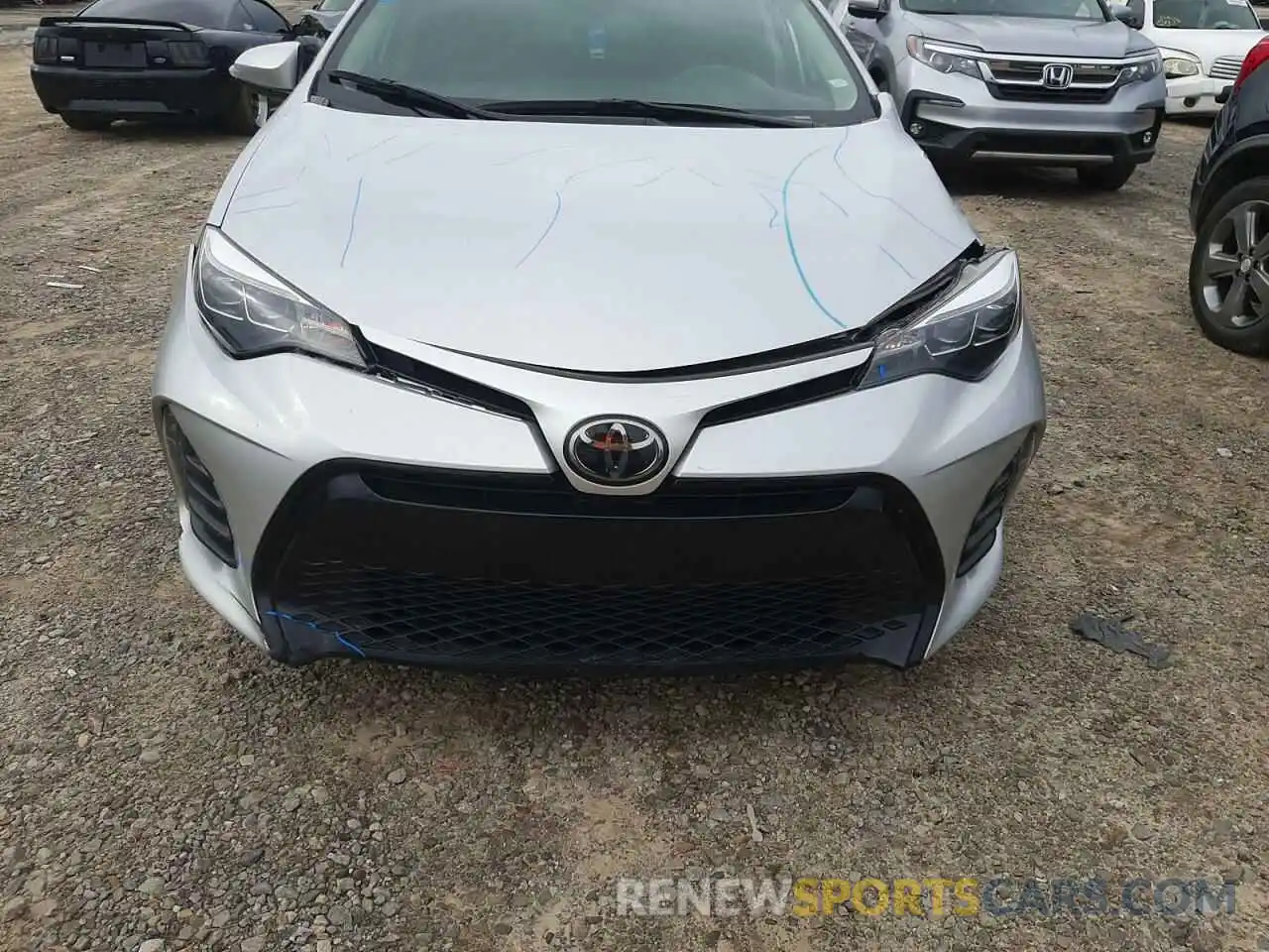 9 Photograph of a damaged car 5YFBURHE5KP906235 TOYOTA COROLLA 2019