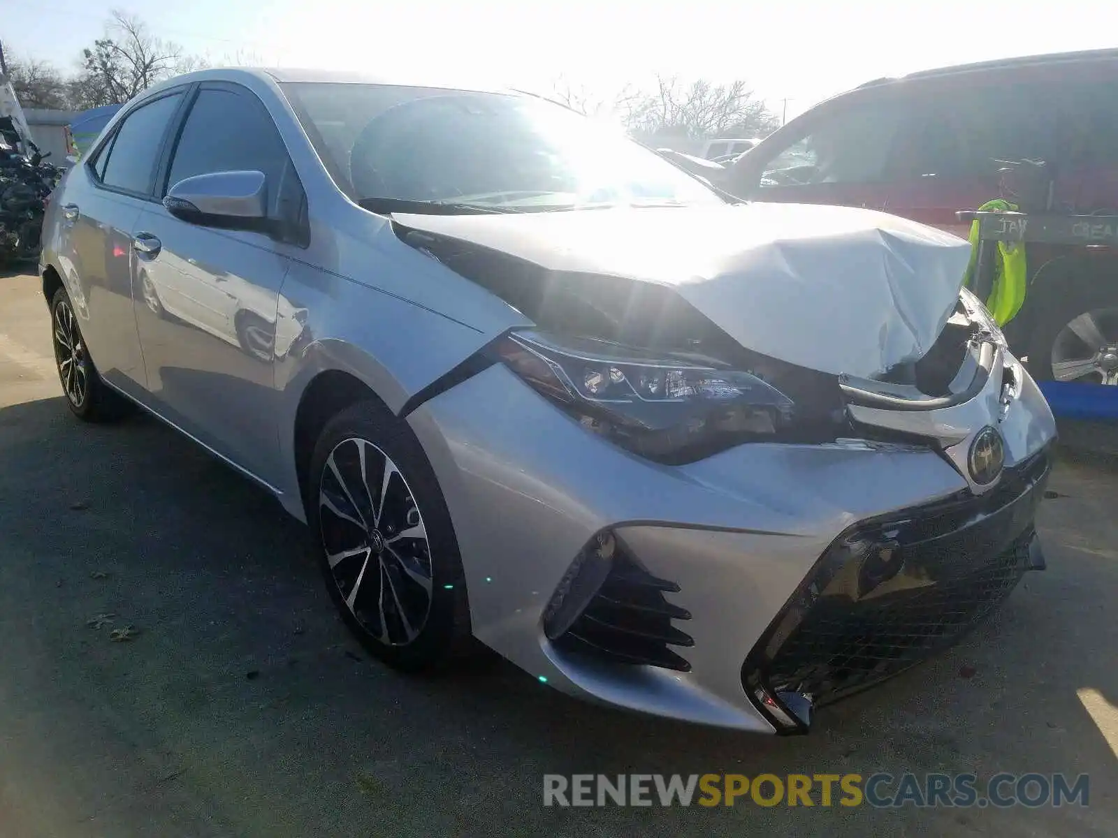 1 Photograph of a damaged car 5YFBURHE5KP906865 TOYOTA COROLLA 2019